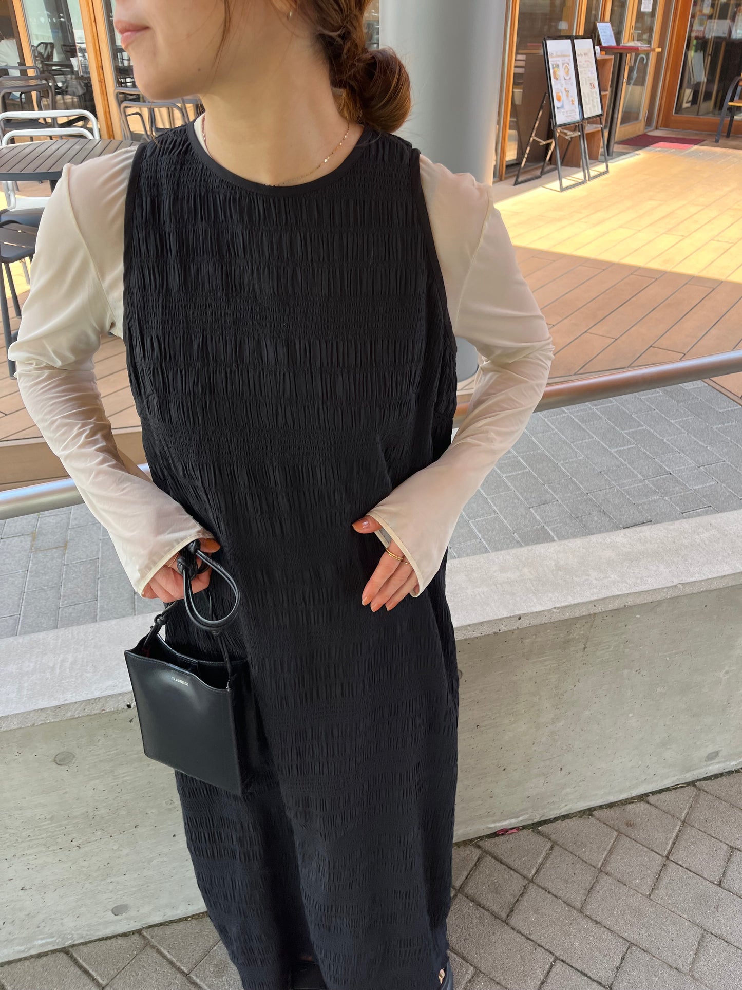 shirring one-piece