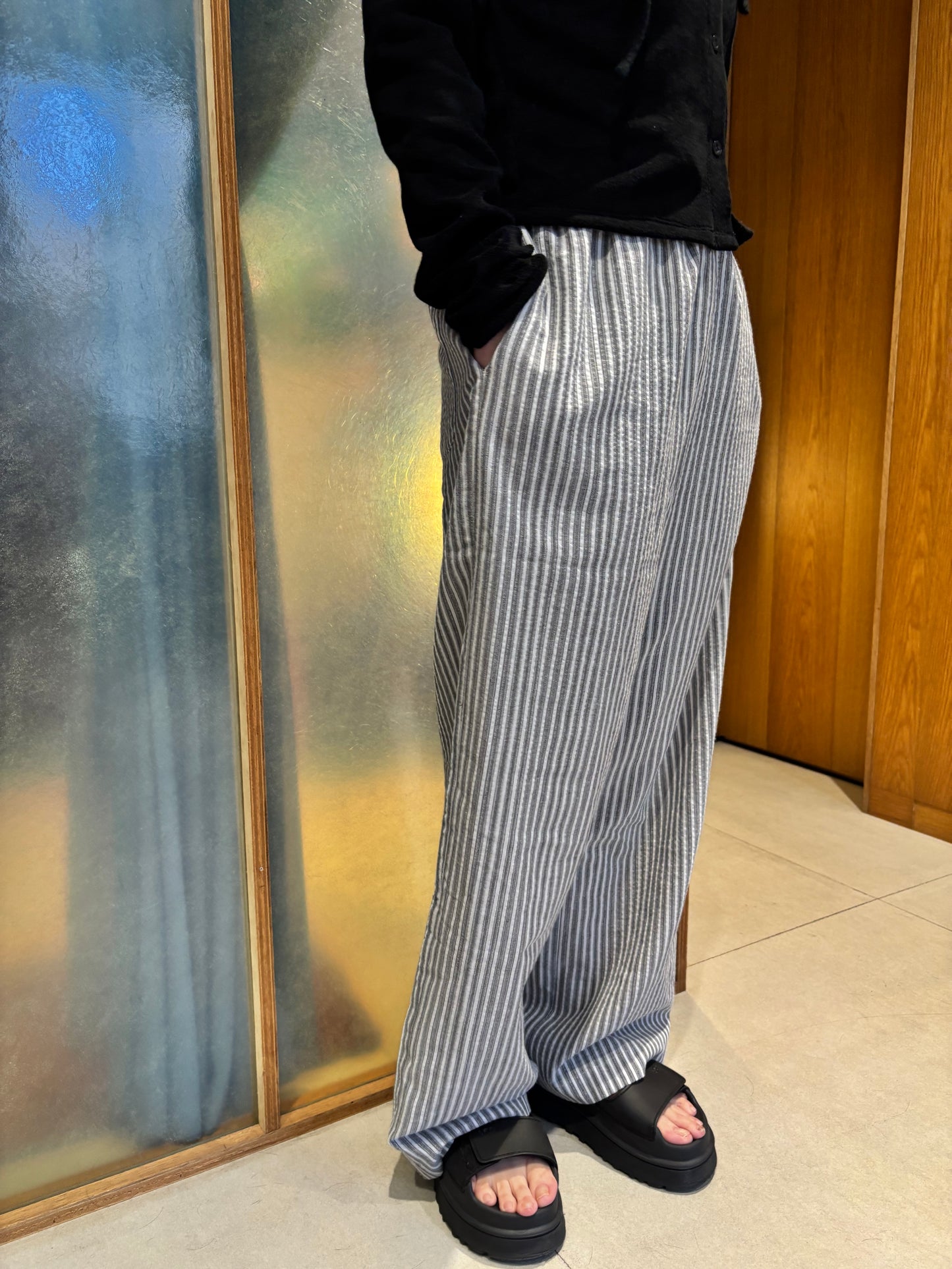 【3/6(fri) 21:00】 stripe pants