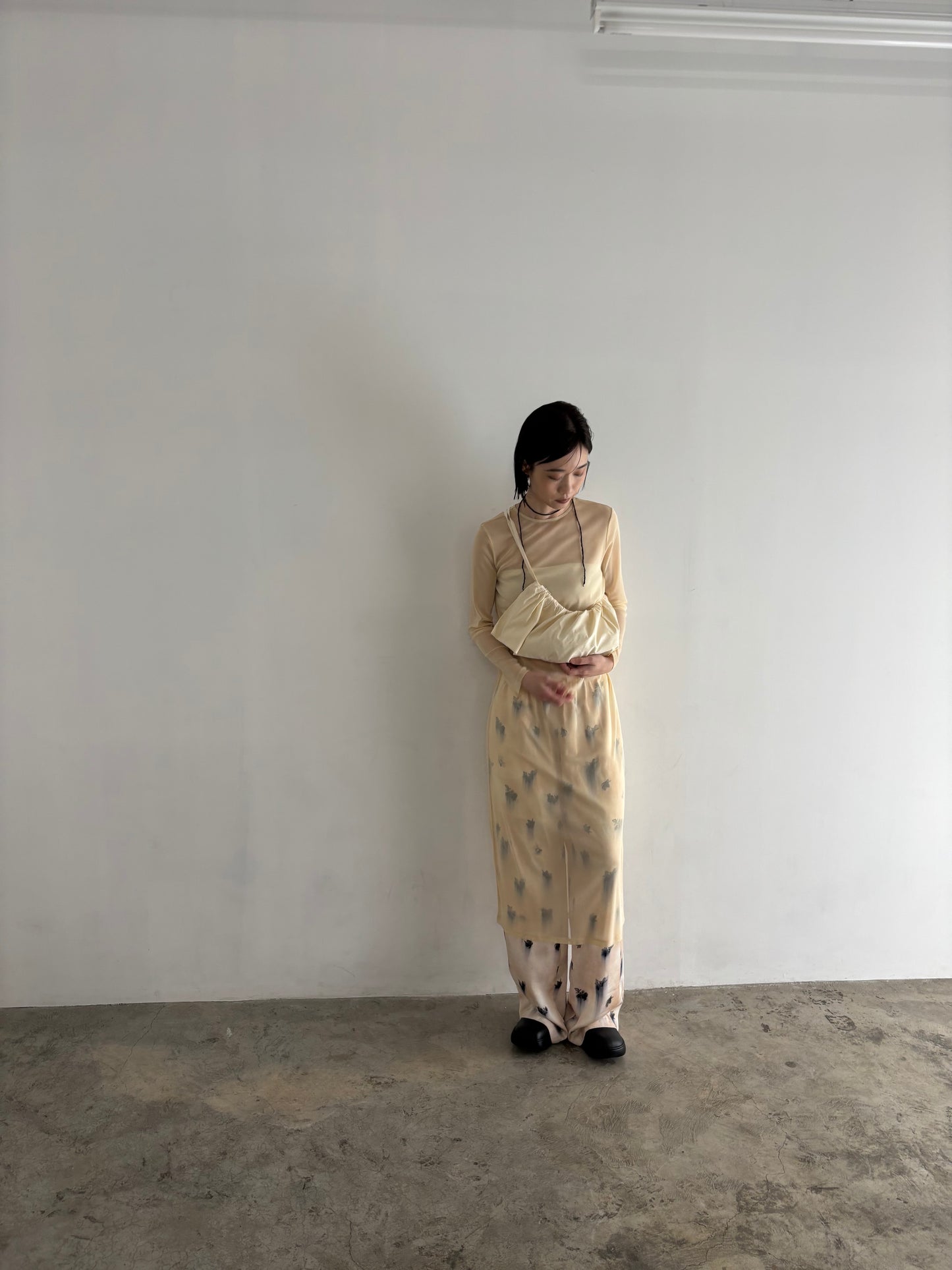 sheer long one-piece