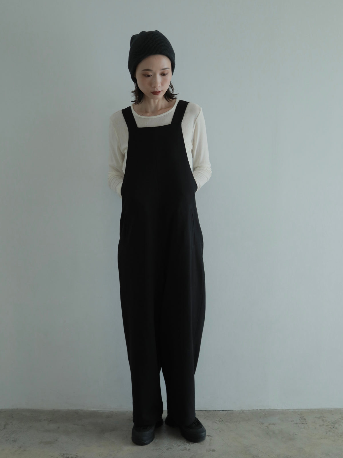 square neck salopette