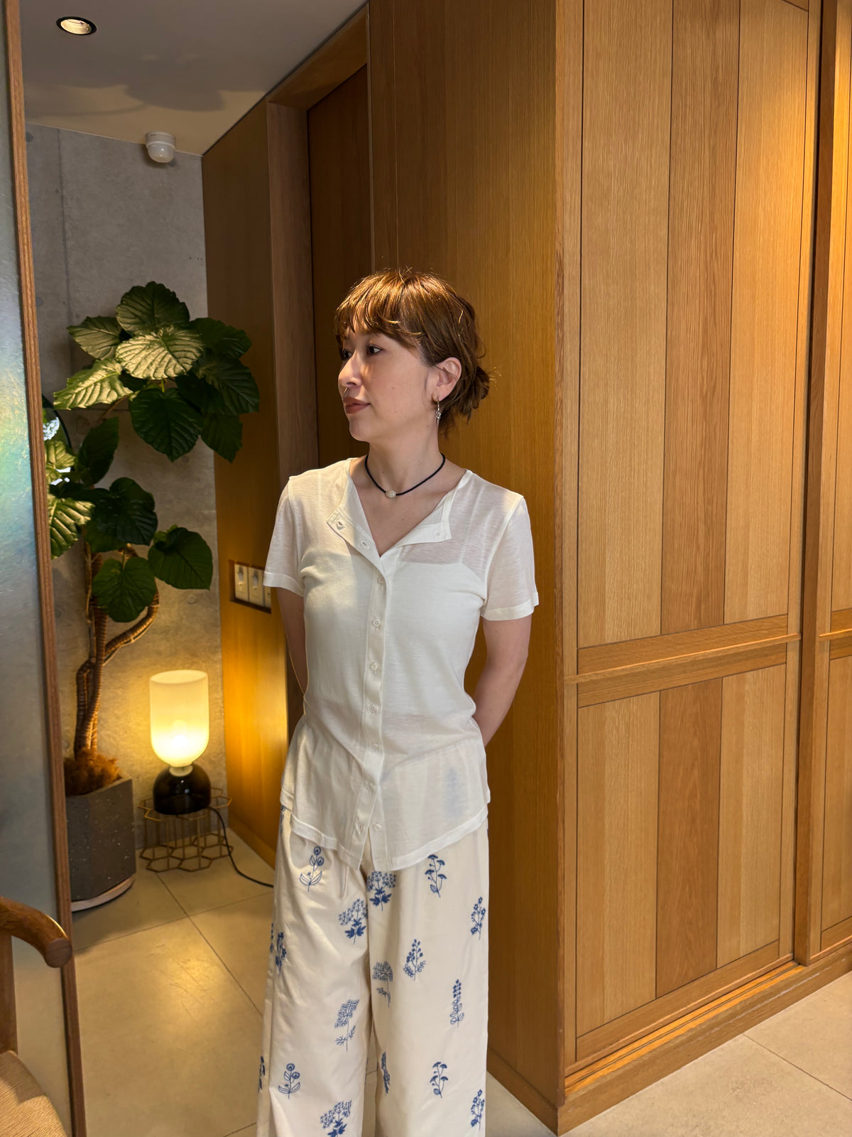 sheer short sleeve cardigan