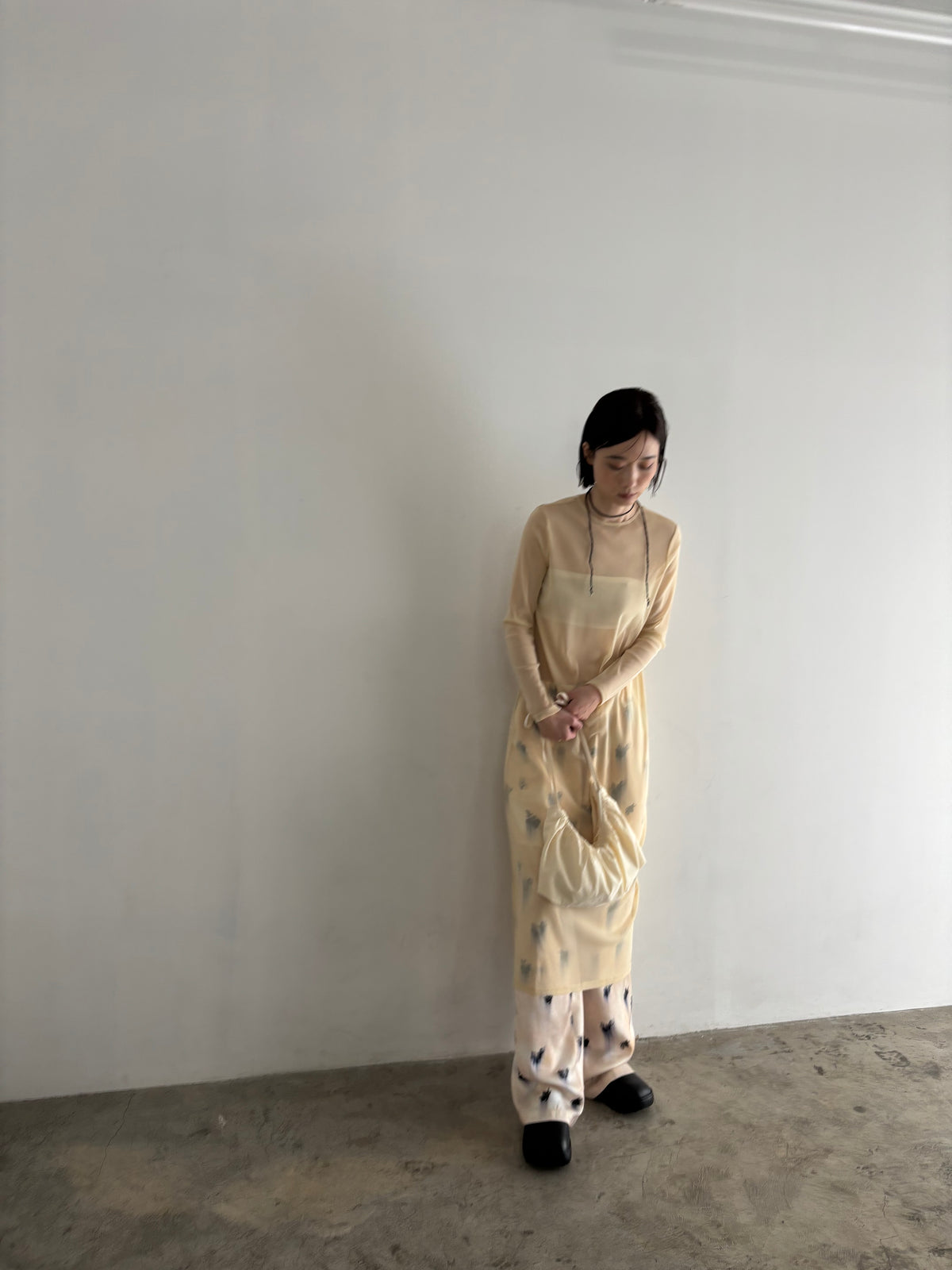 sheer long one-piece