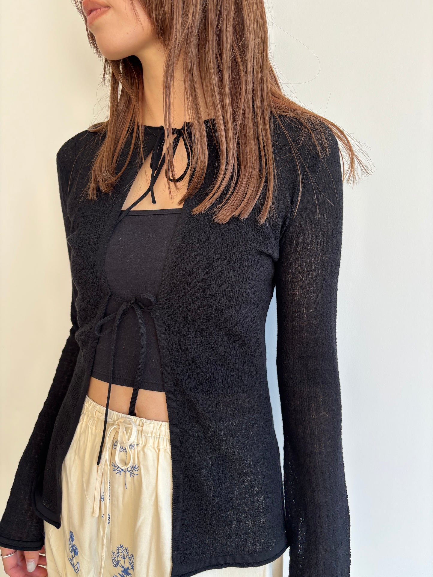 ribbon Knit cardigan
