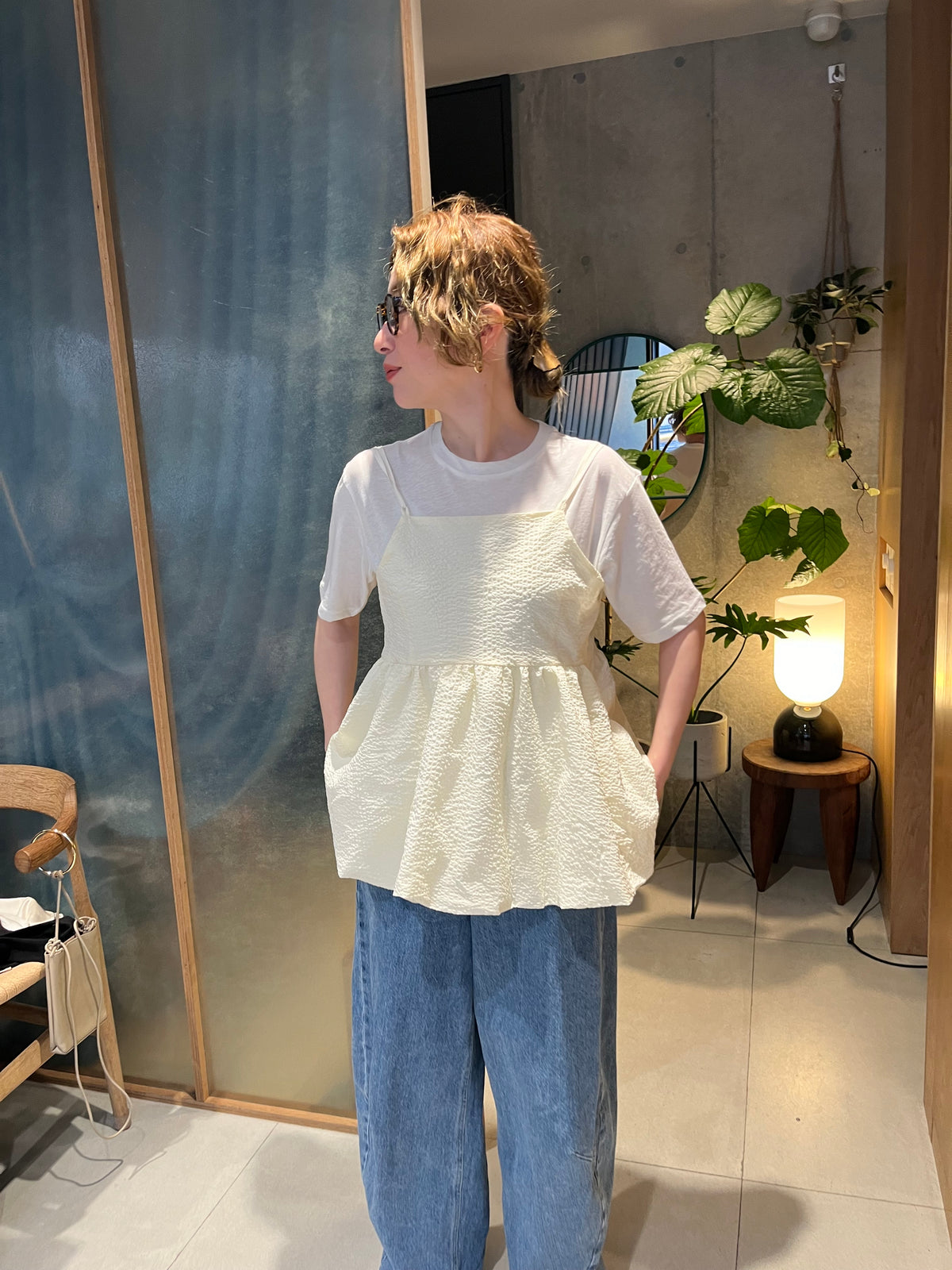 jaguard balloon camisole