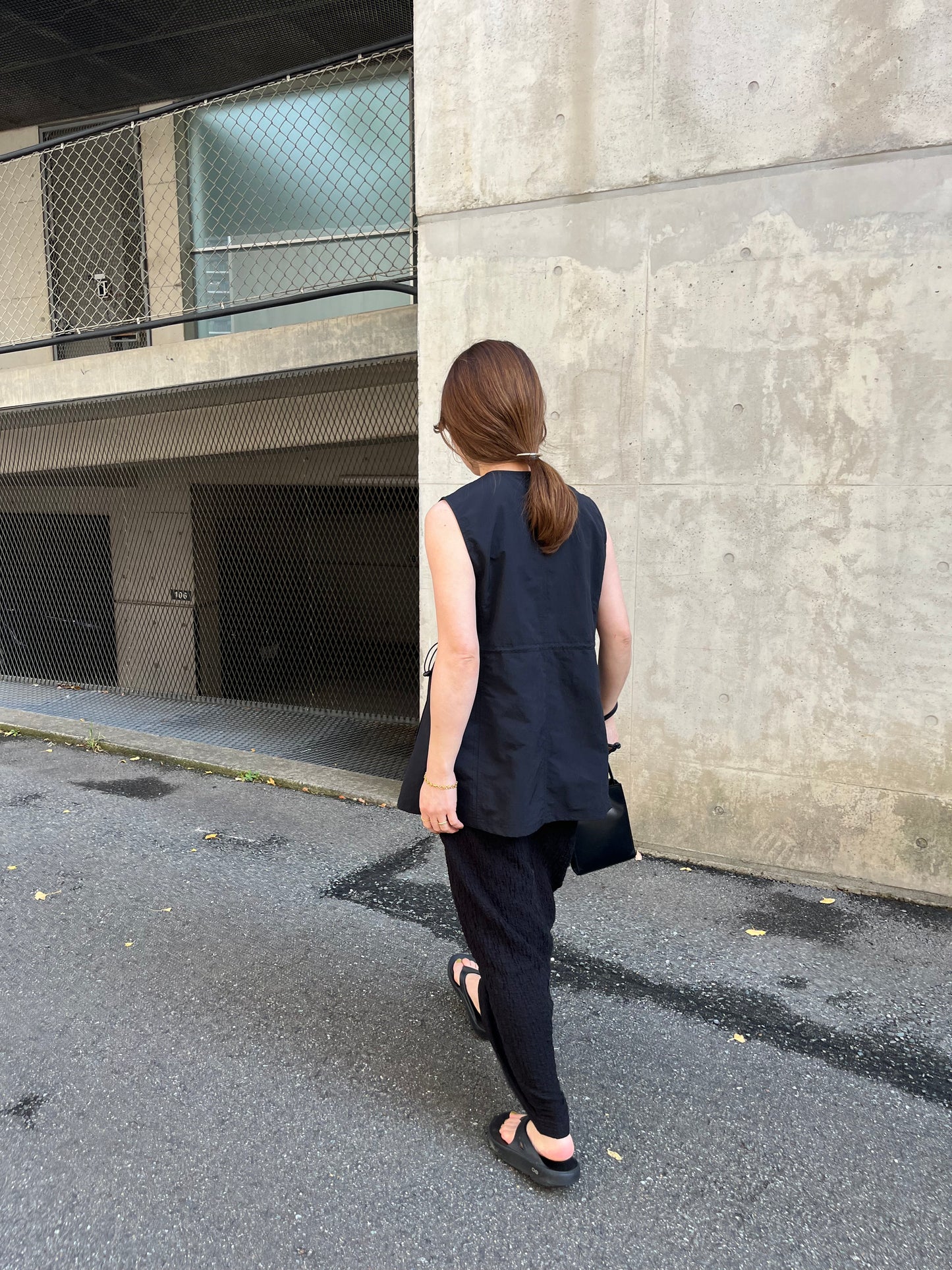 front zip nylon vest