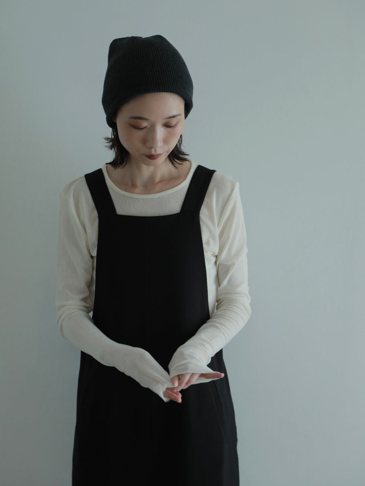 square neck salopette