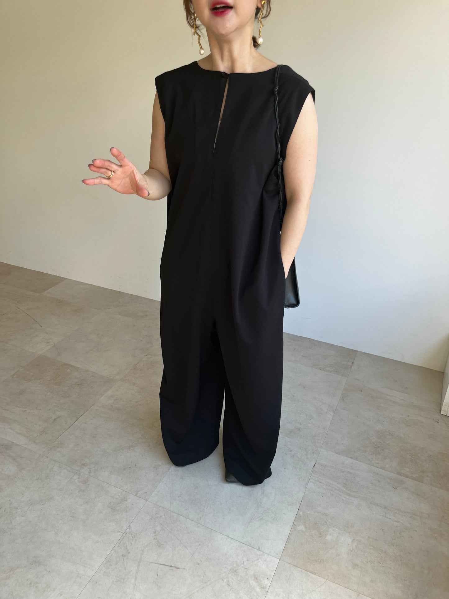 dry touch vneck all-in-one