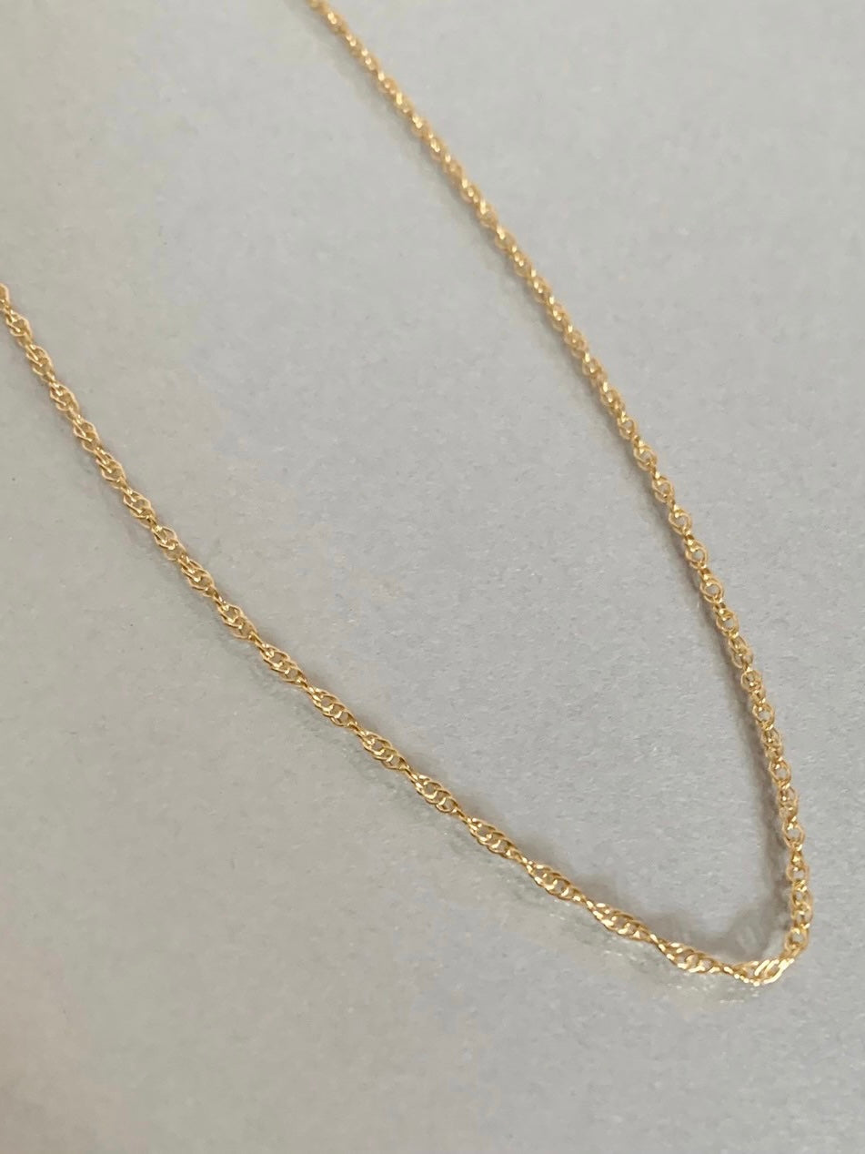 14kgf rope chain necklace