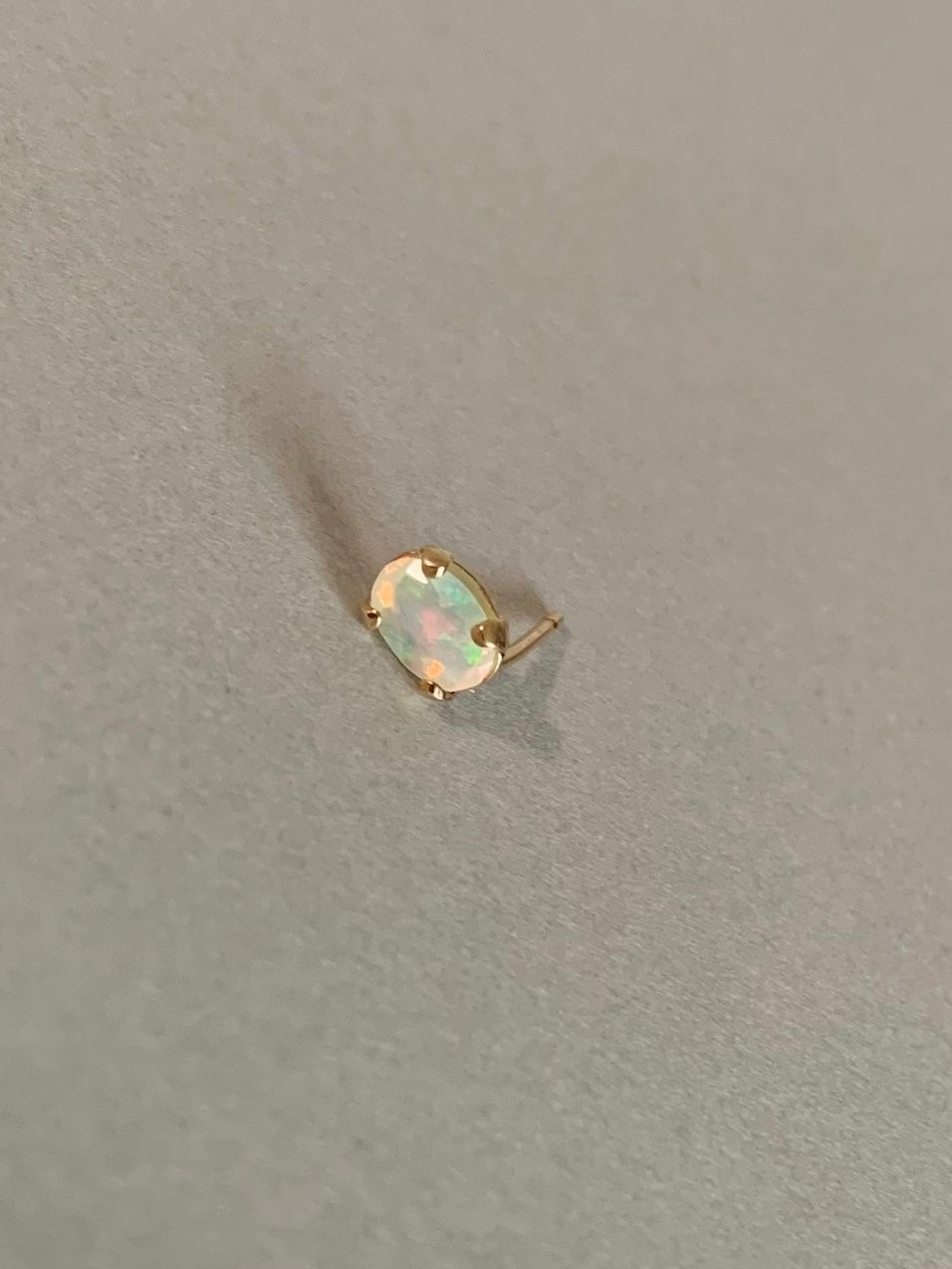 oval stud pierce