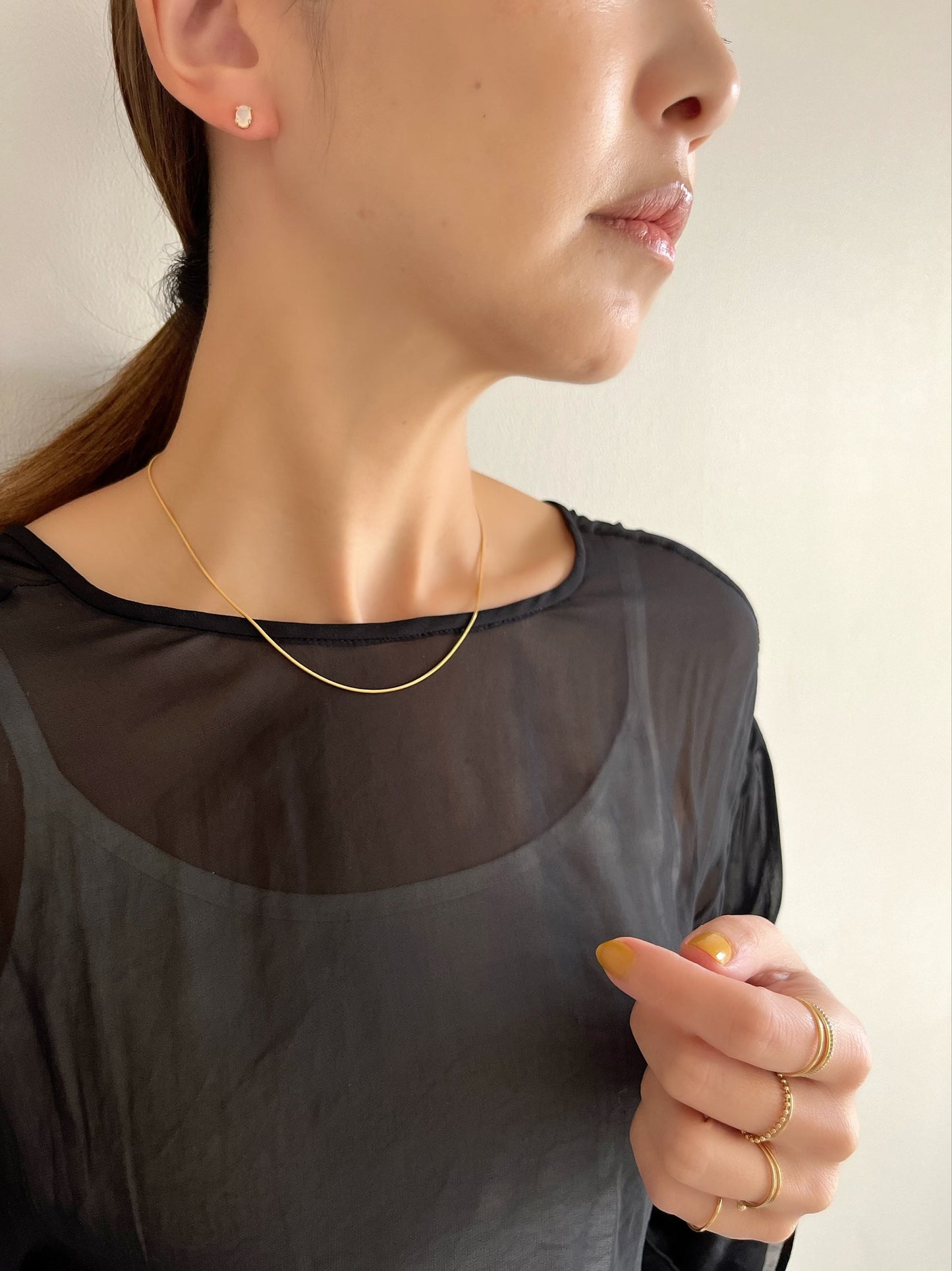 14kgf snake chain necklace