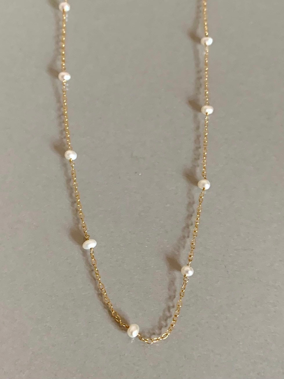 pearl chain necklace