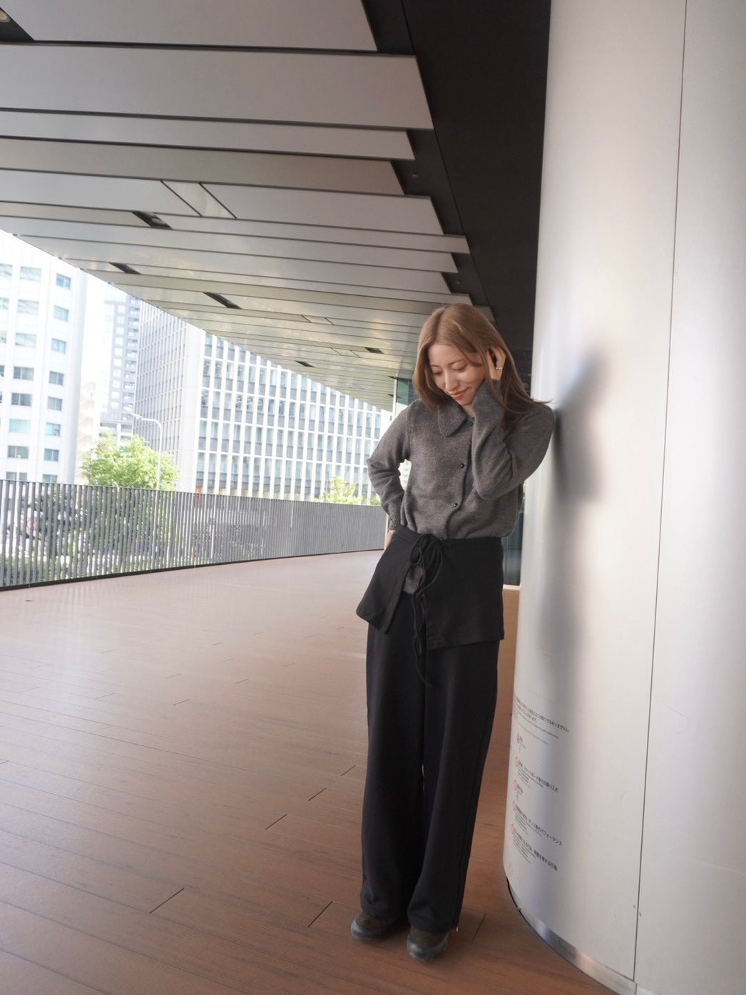Knit cardigan