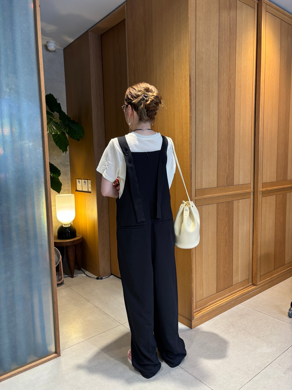 square neck salopette
