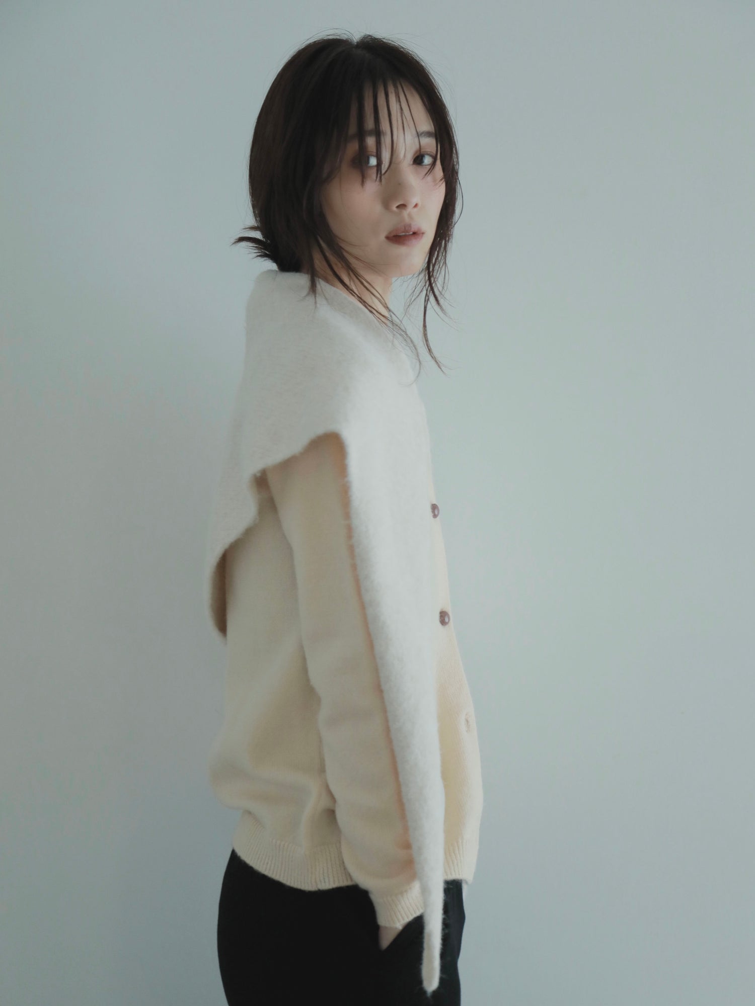 <pre order>Knit cardigan