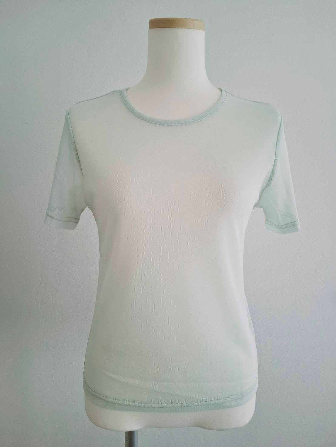 short sleeve sheer T