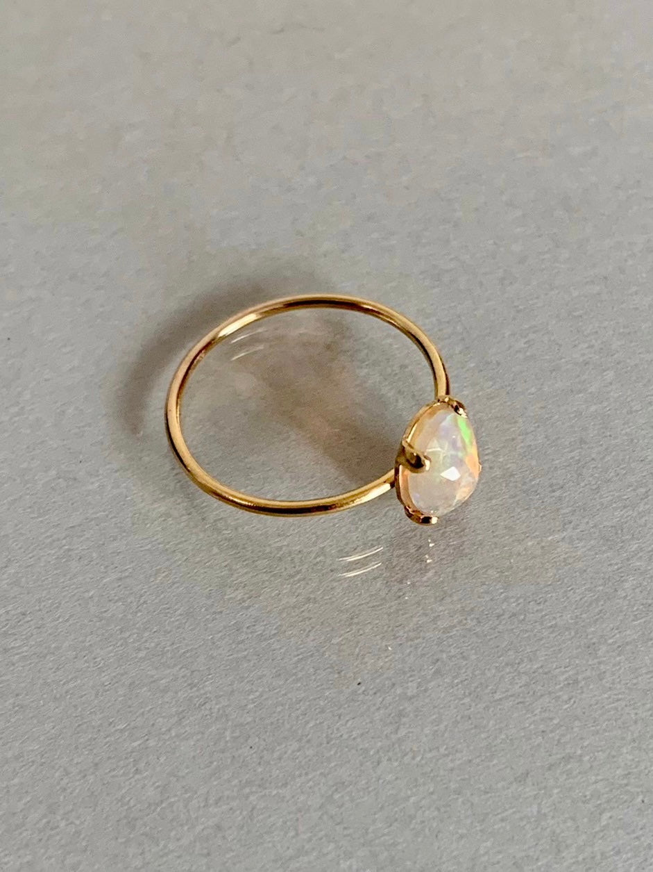 opal oval ring