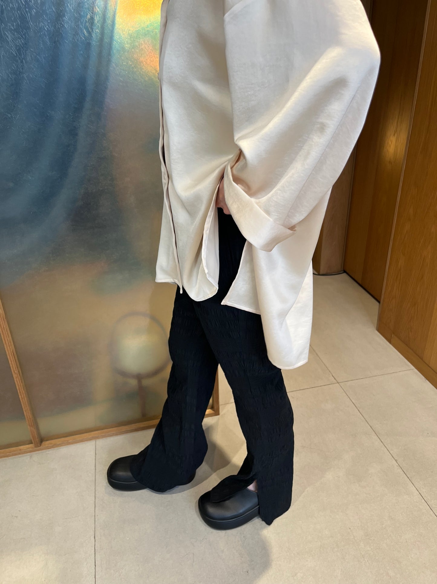 shirring pants