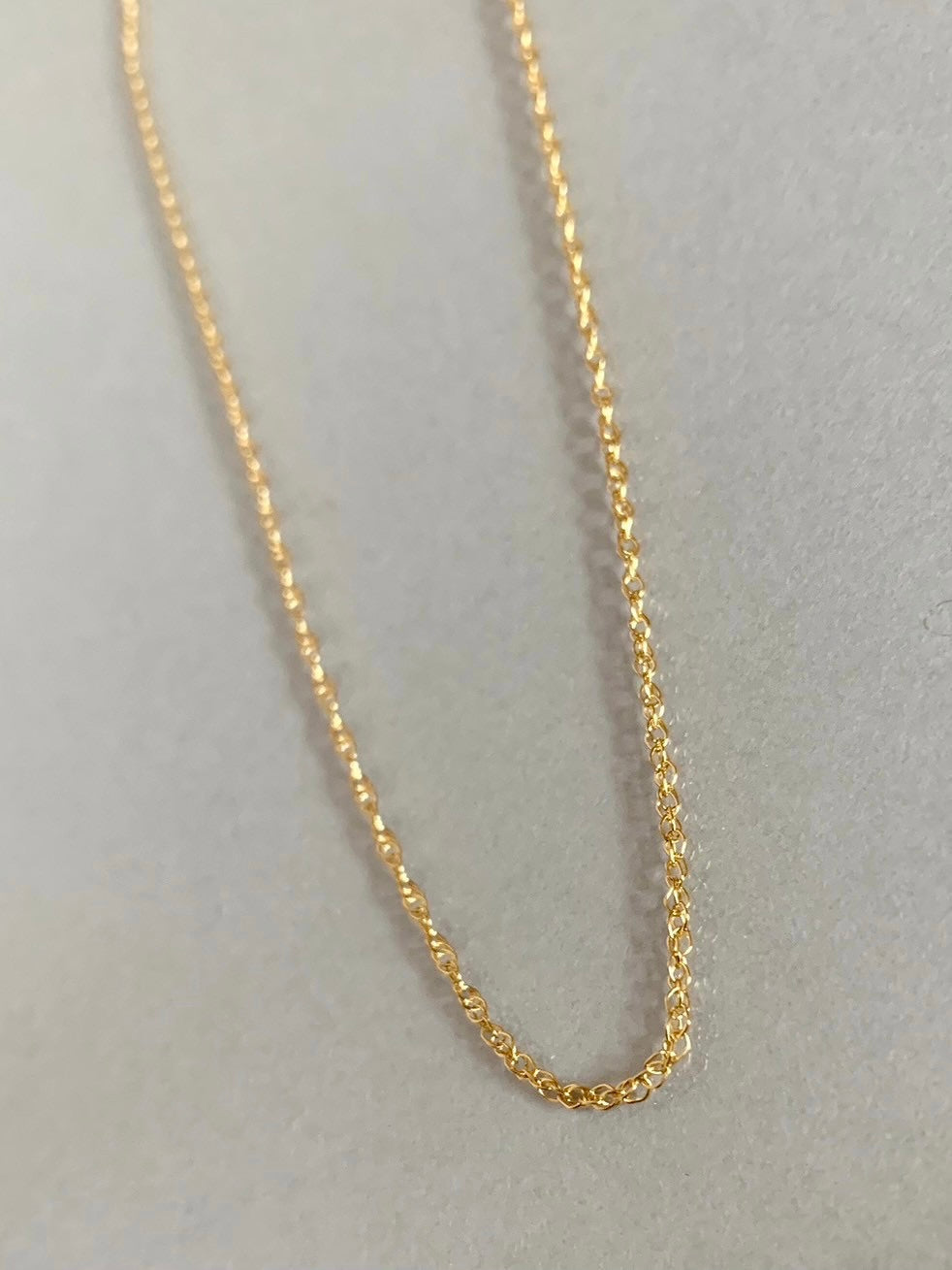 14kgf rope chain necklace