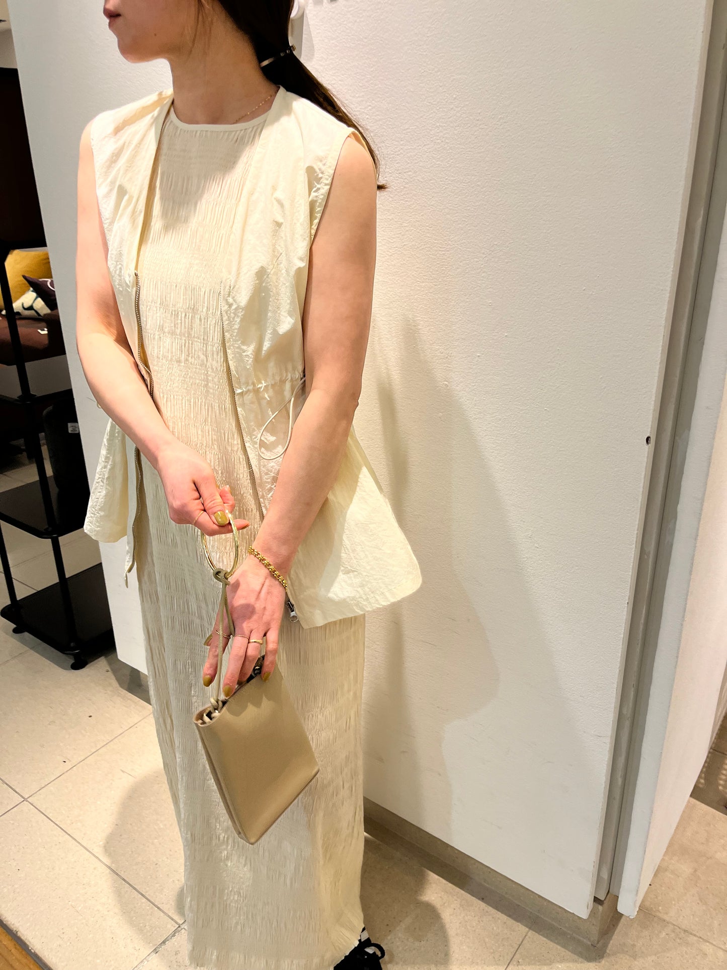 shirring one-piece