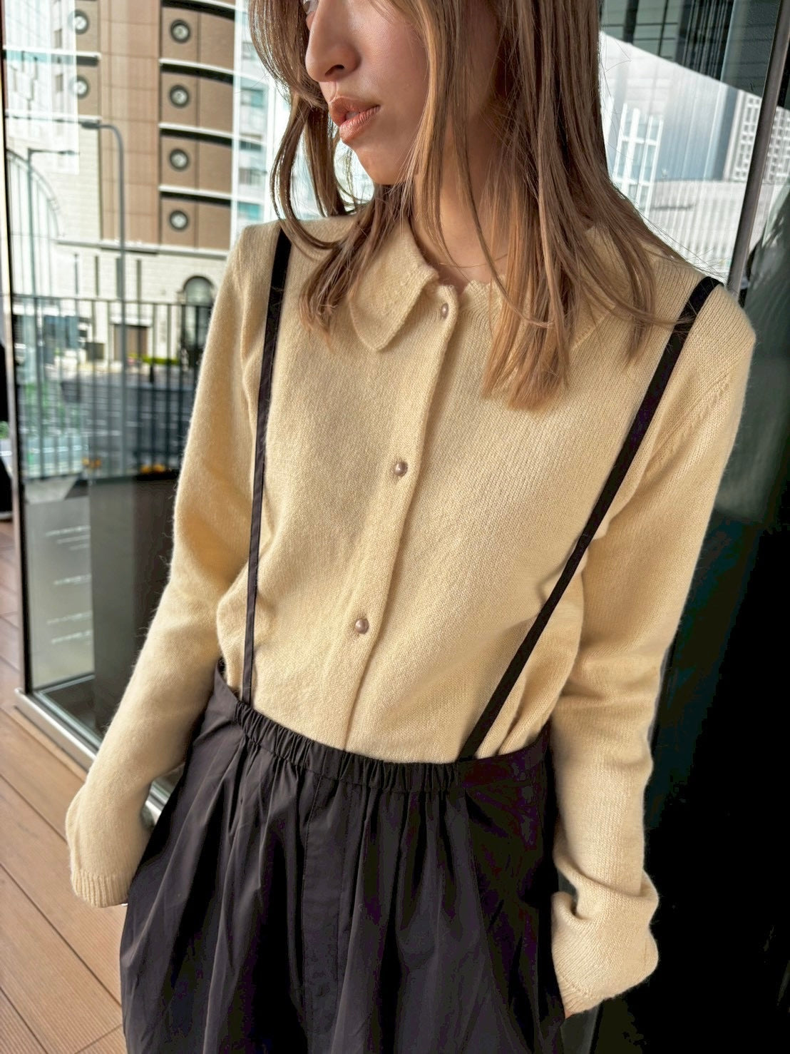 Knit cardigan