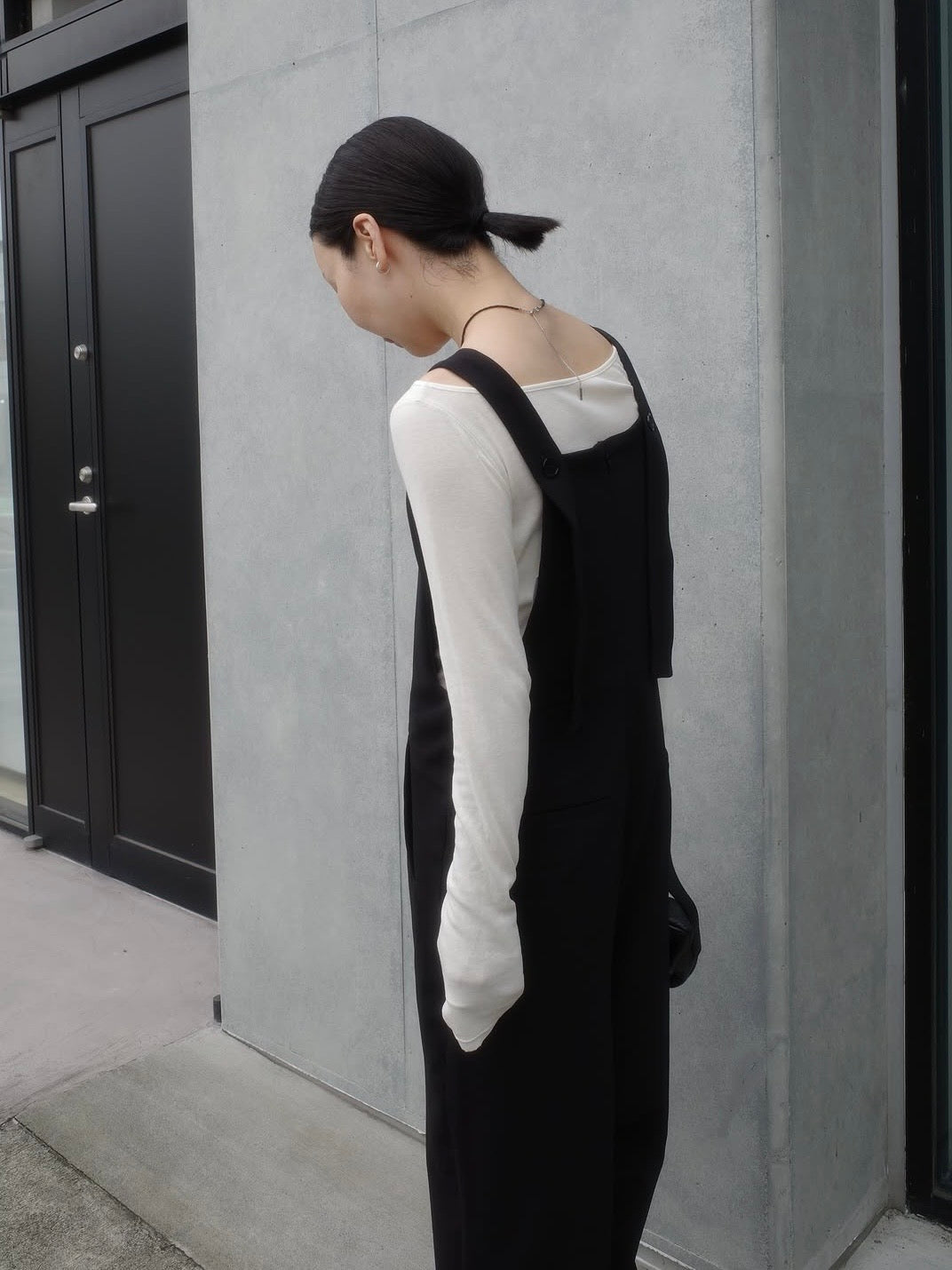 square neck salopette