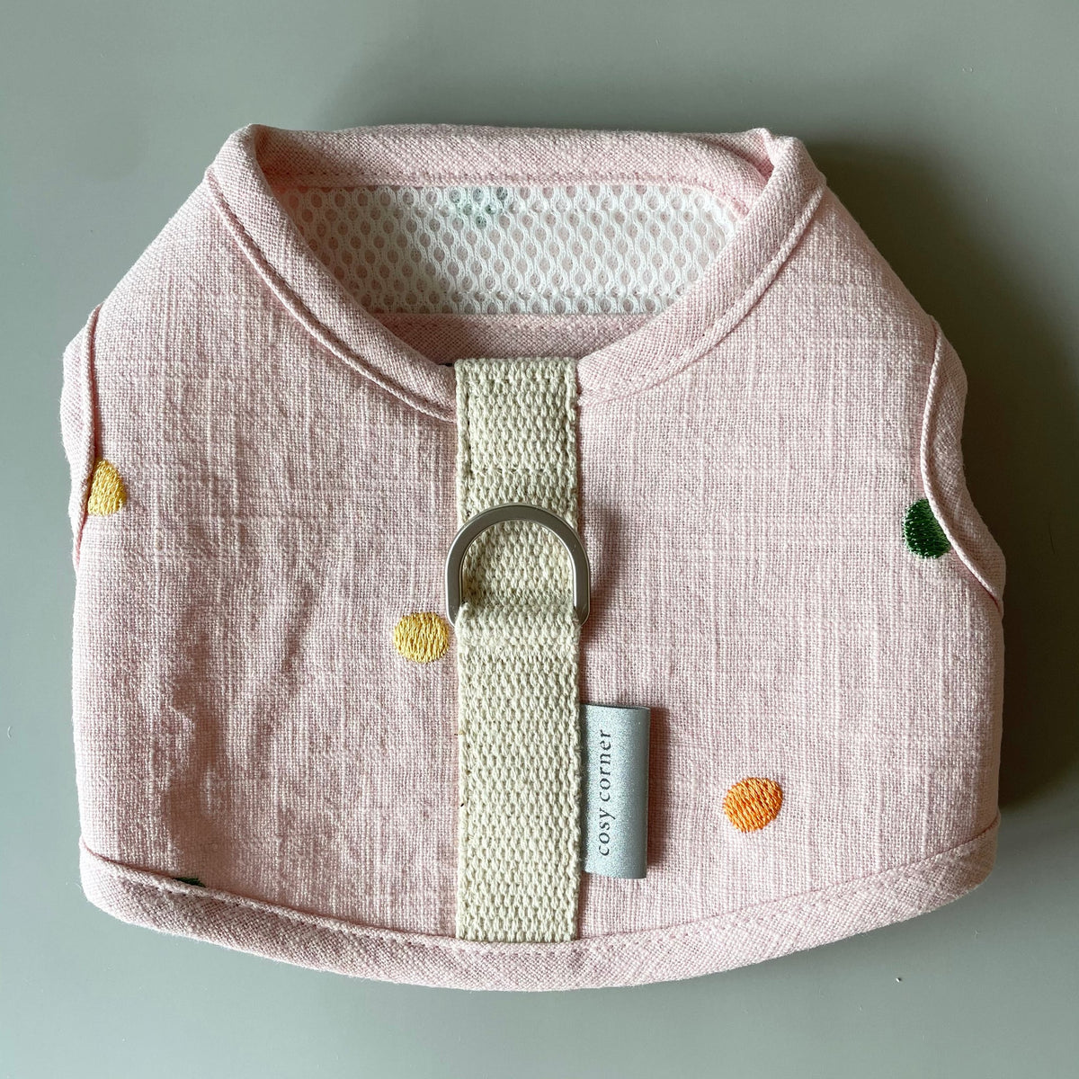 linen harness(pink)