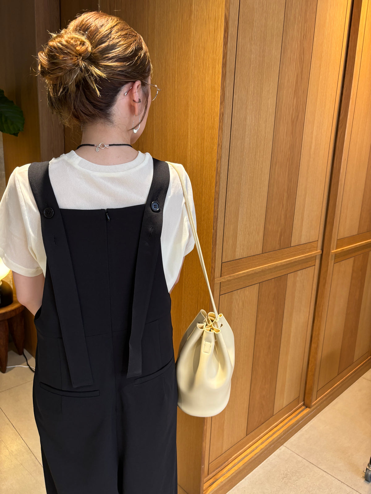 square neck salopette