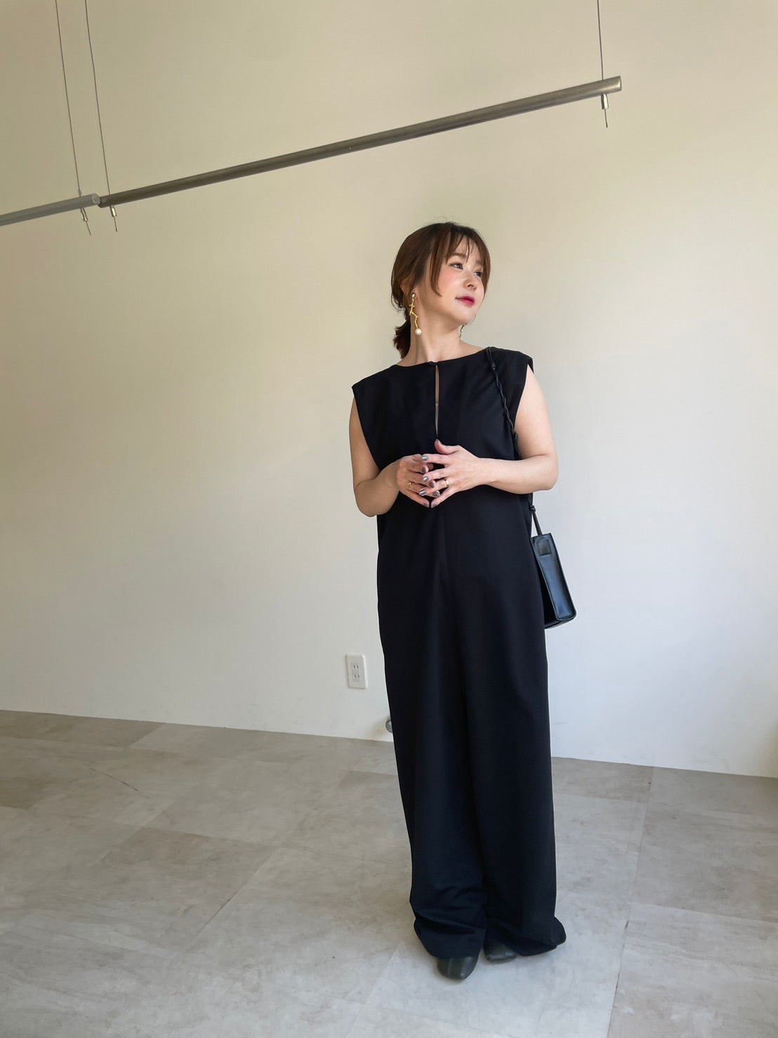 dry touch vneck all-in-one