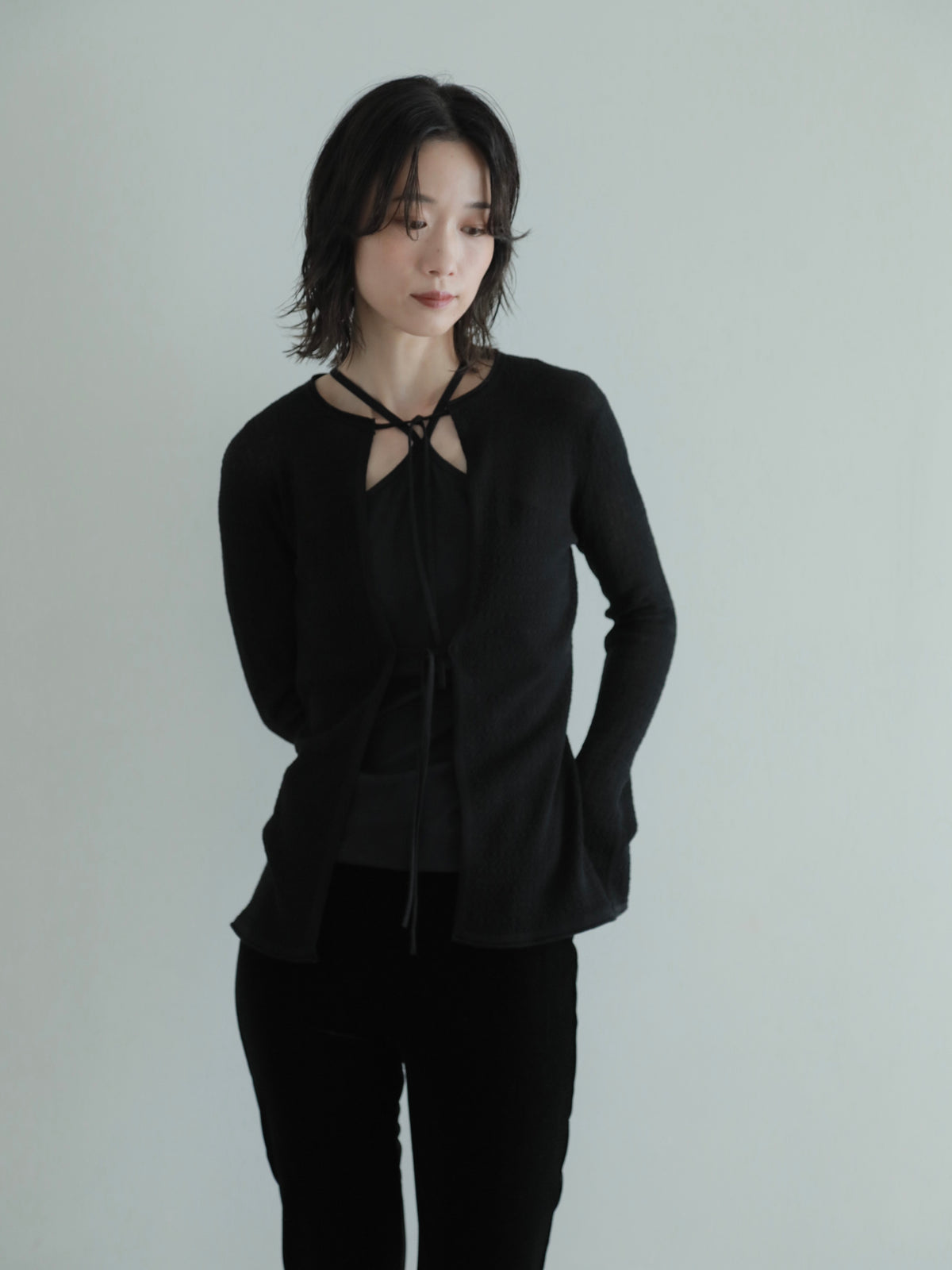 ribbon Knit cardigan