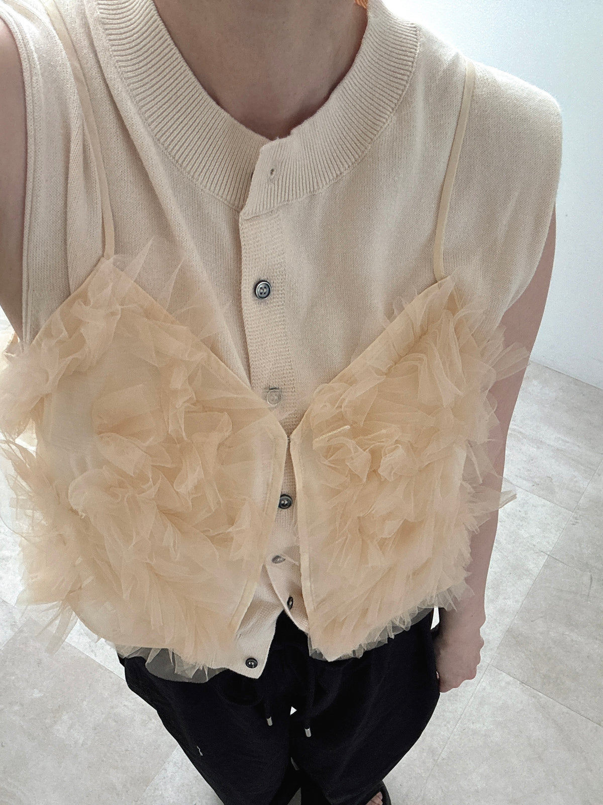 tulle bustier