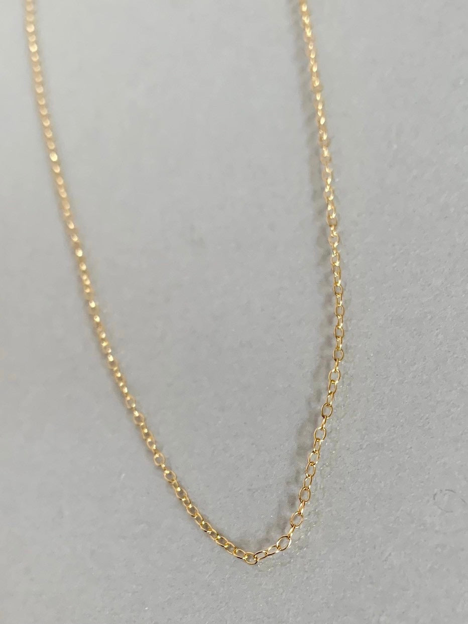 14kgf skin chain necklace