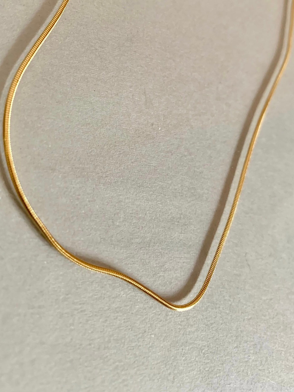 14kgf snake chain necklace