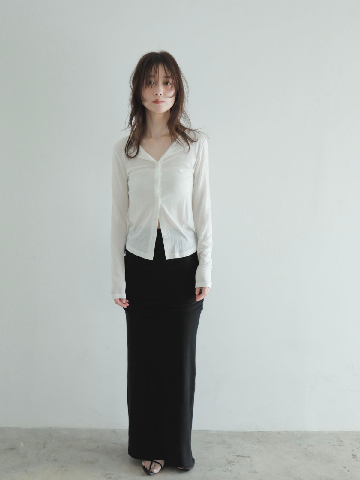 gather shirring skirt