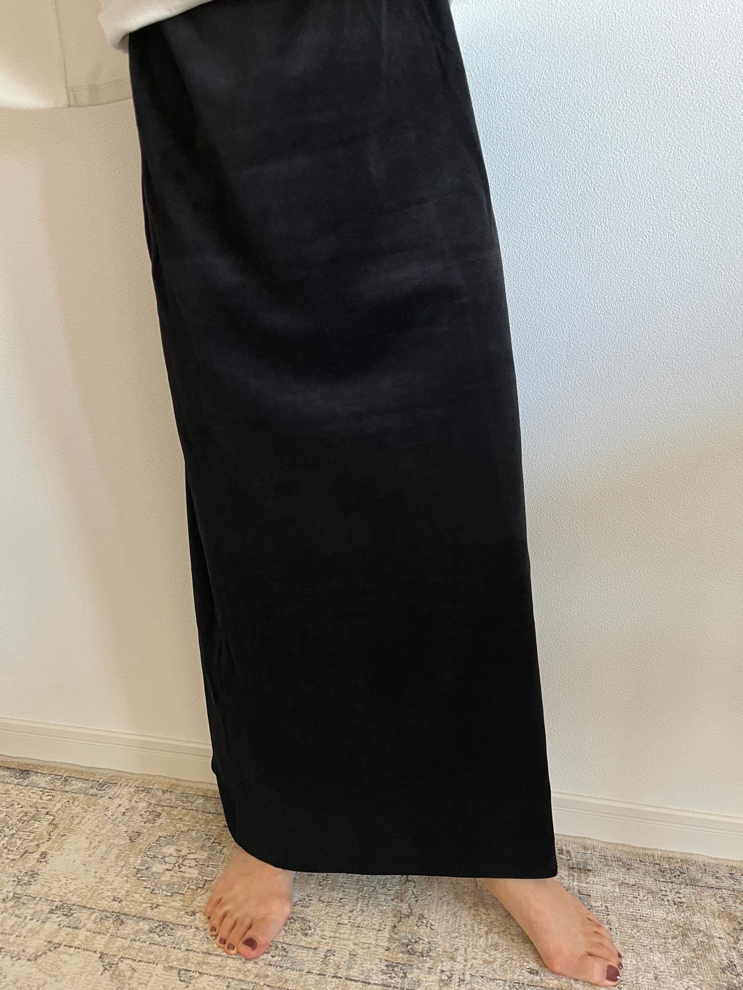 velor long skirt