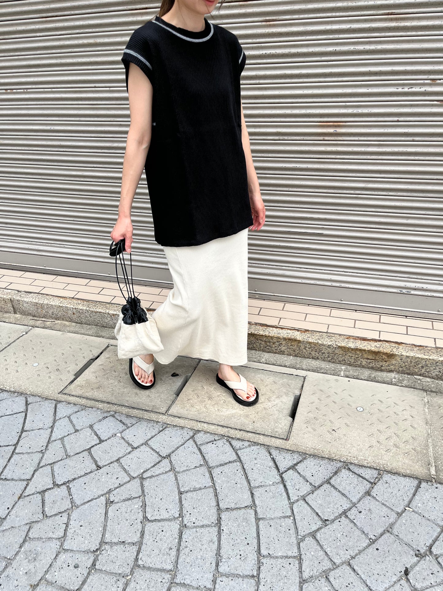 waffle stitch tops
