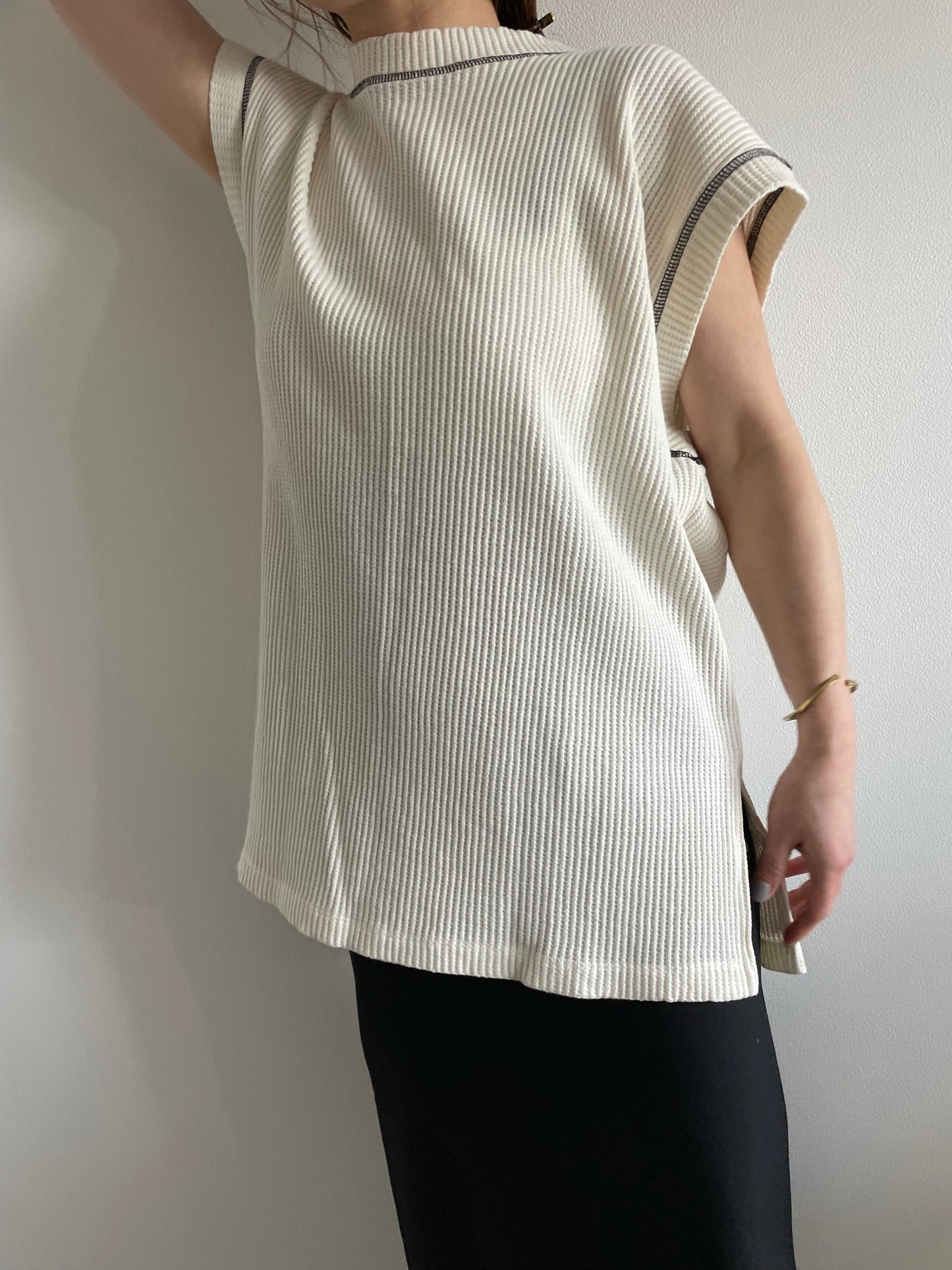 waffle stitch tops