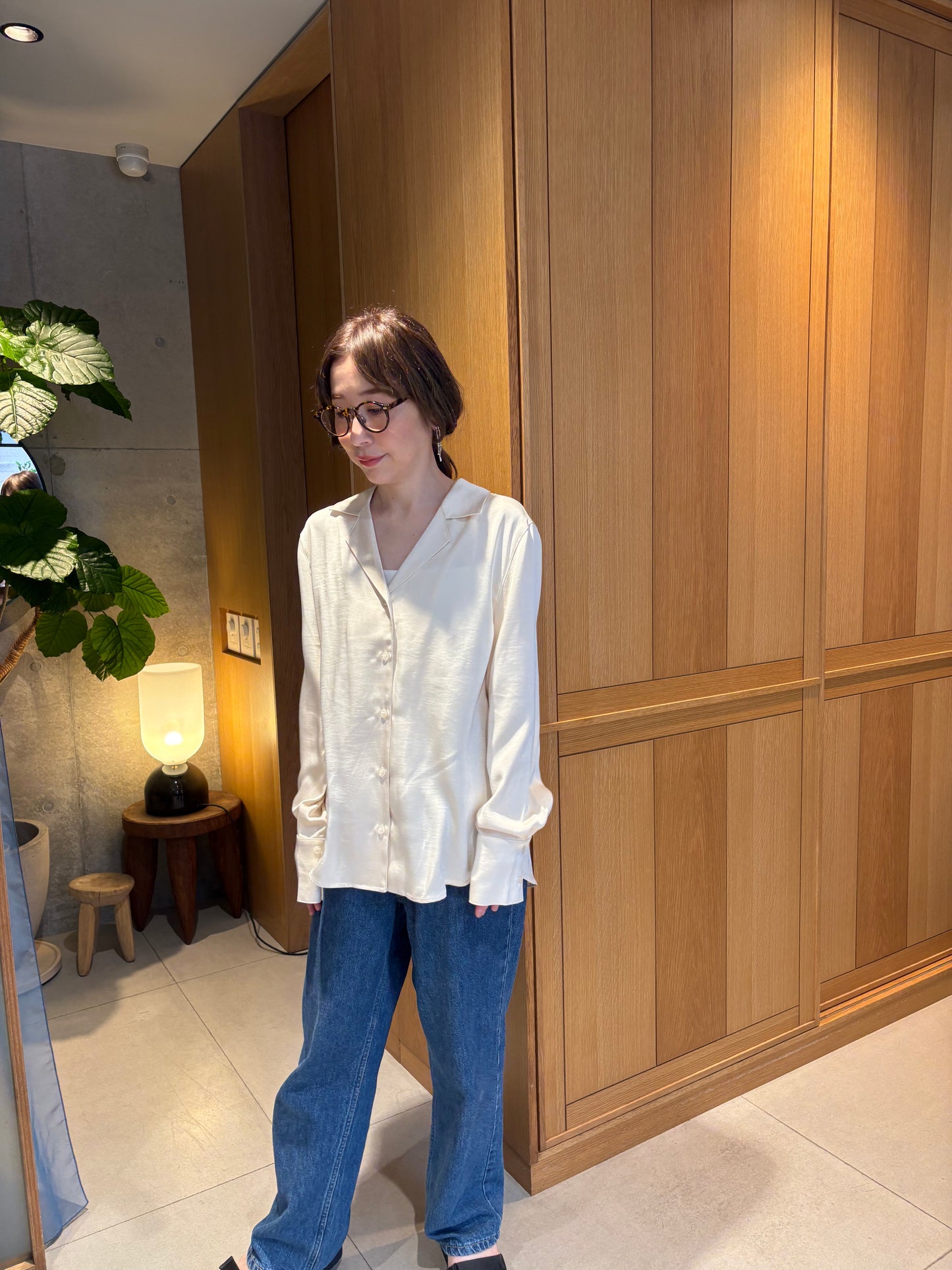 satin shirt