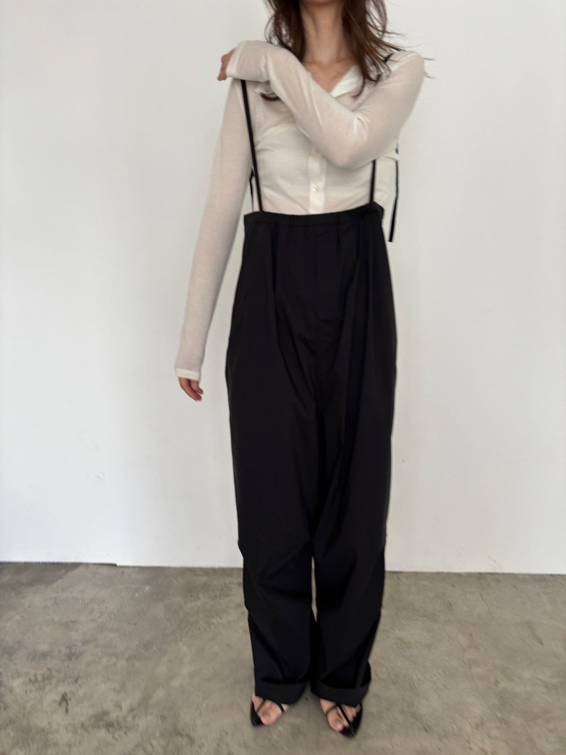 strap suspender pants　　　　