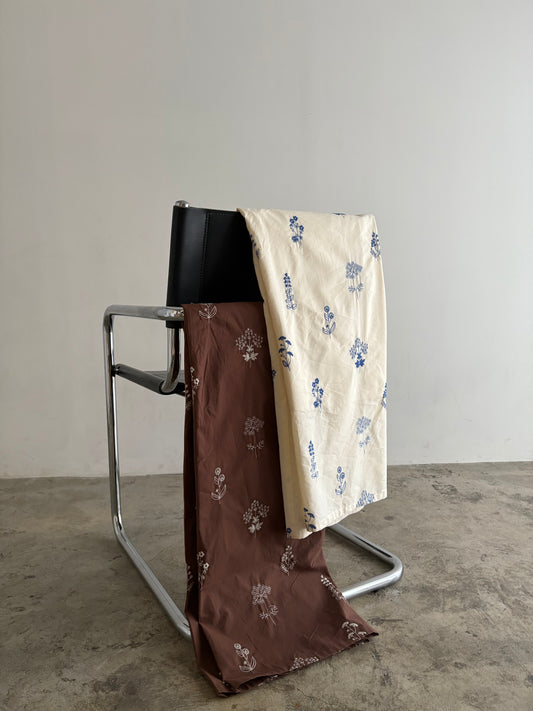 【coming soon】 embroidery flower pants　　　