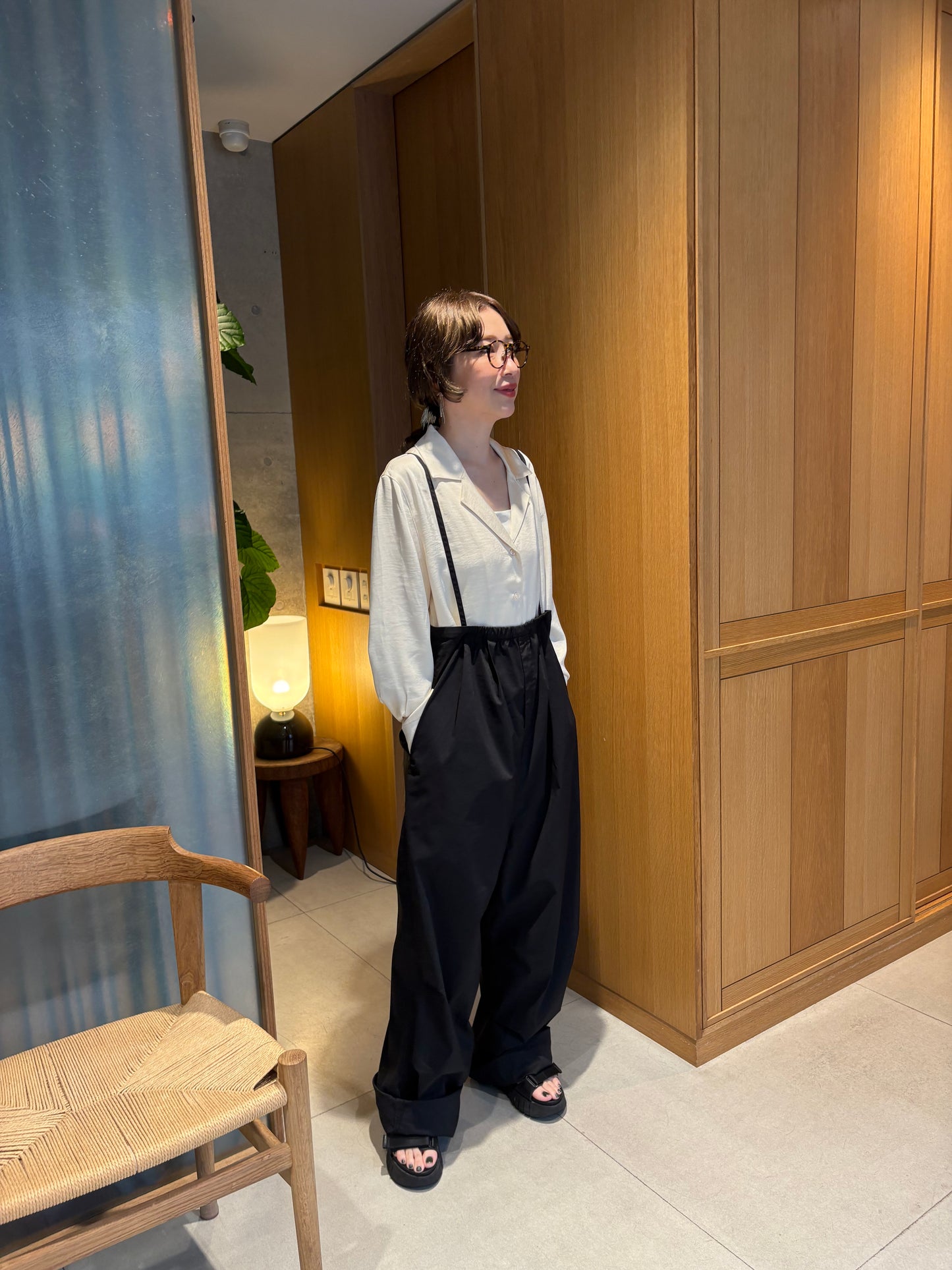 strap suspender pants　　　　