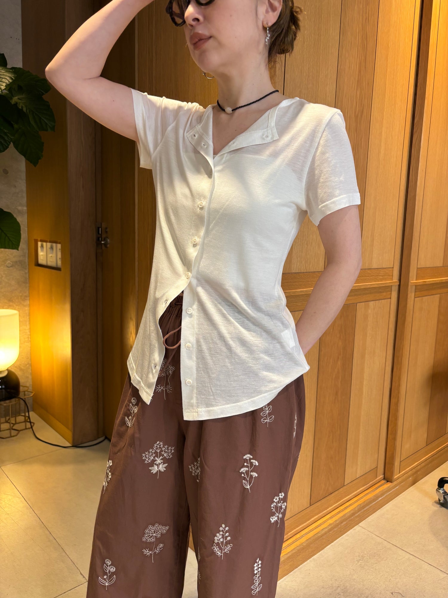 【2/27(fri) 21:00】 sheer short sleeve cardigan