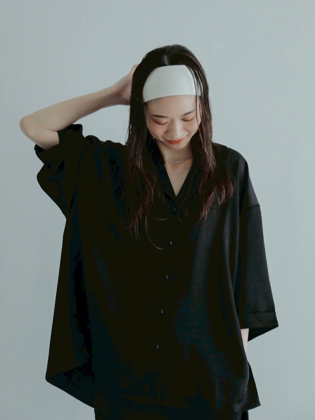 satin shirt jacket – hholic
