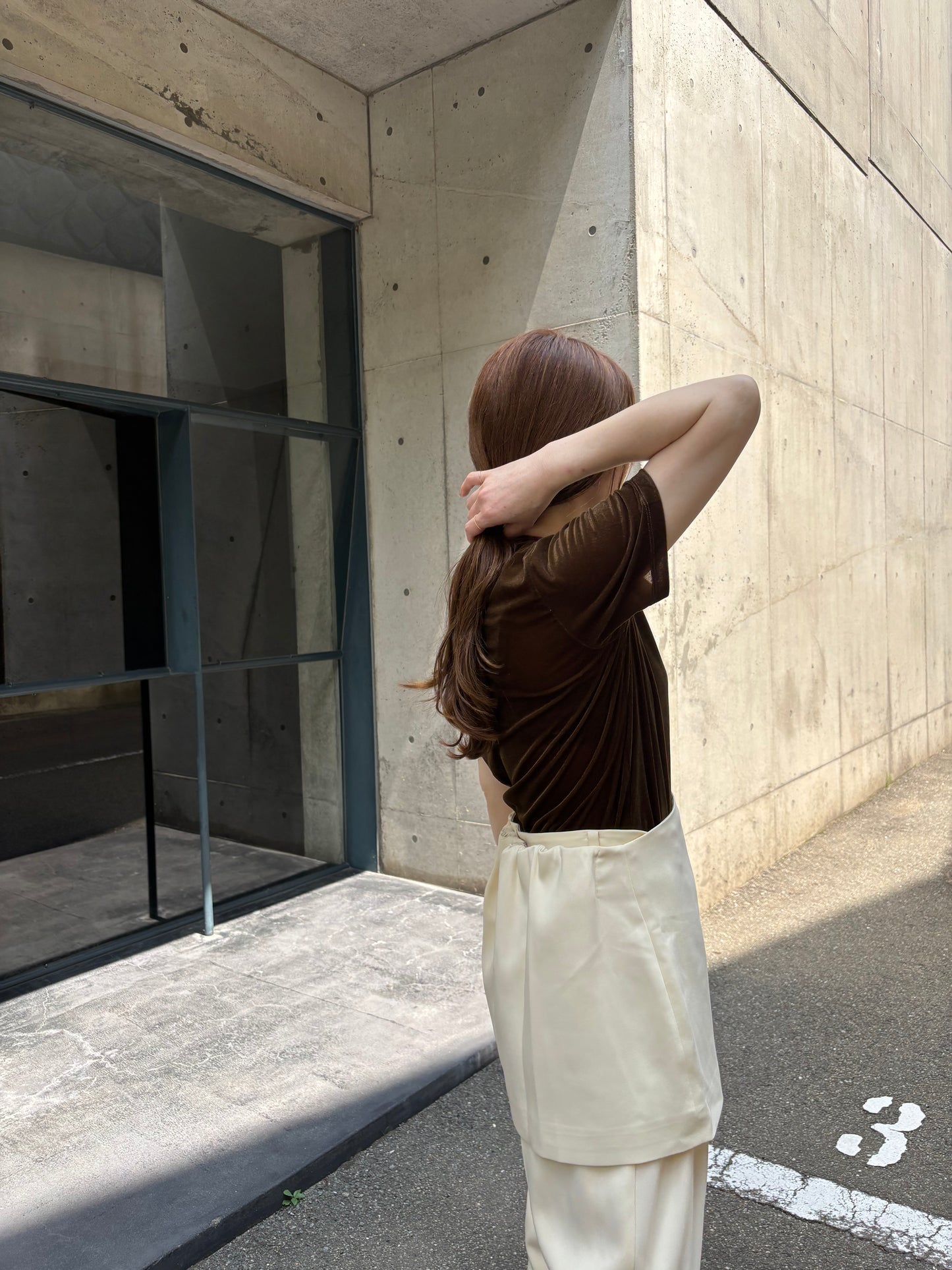 《pre order》short sleeve velour T　　　