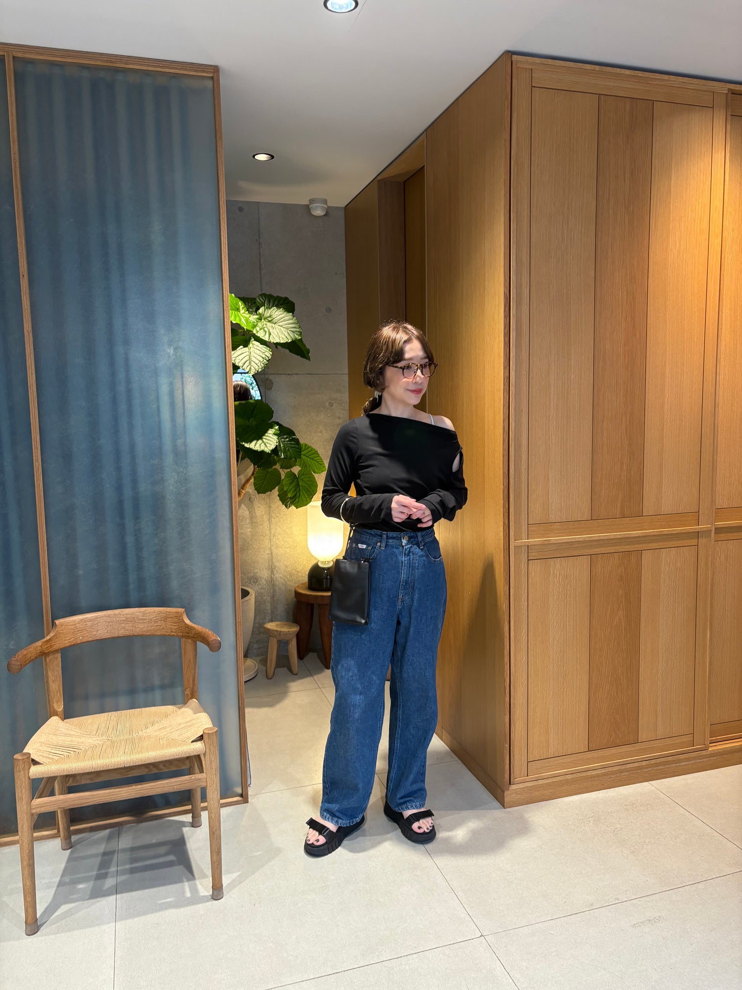 <pre order>2wayshoulder slit tops
