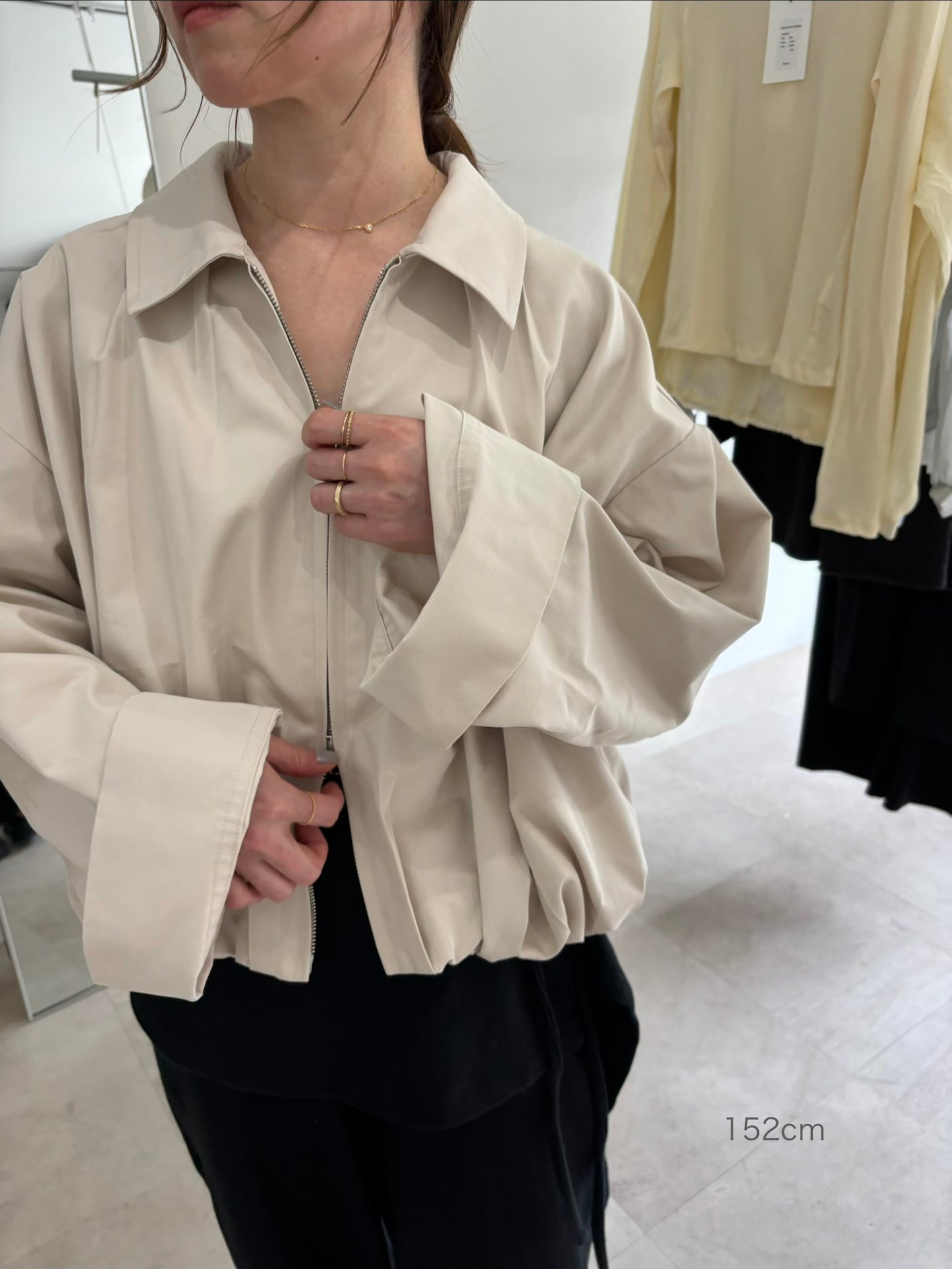 《pre order》 zipup balloon blouson