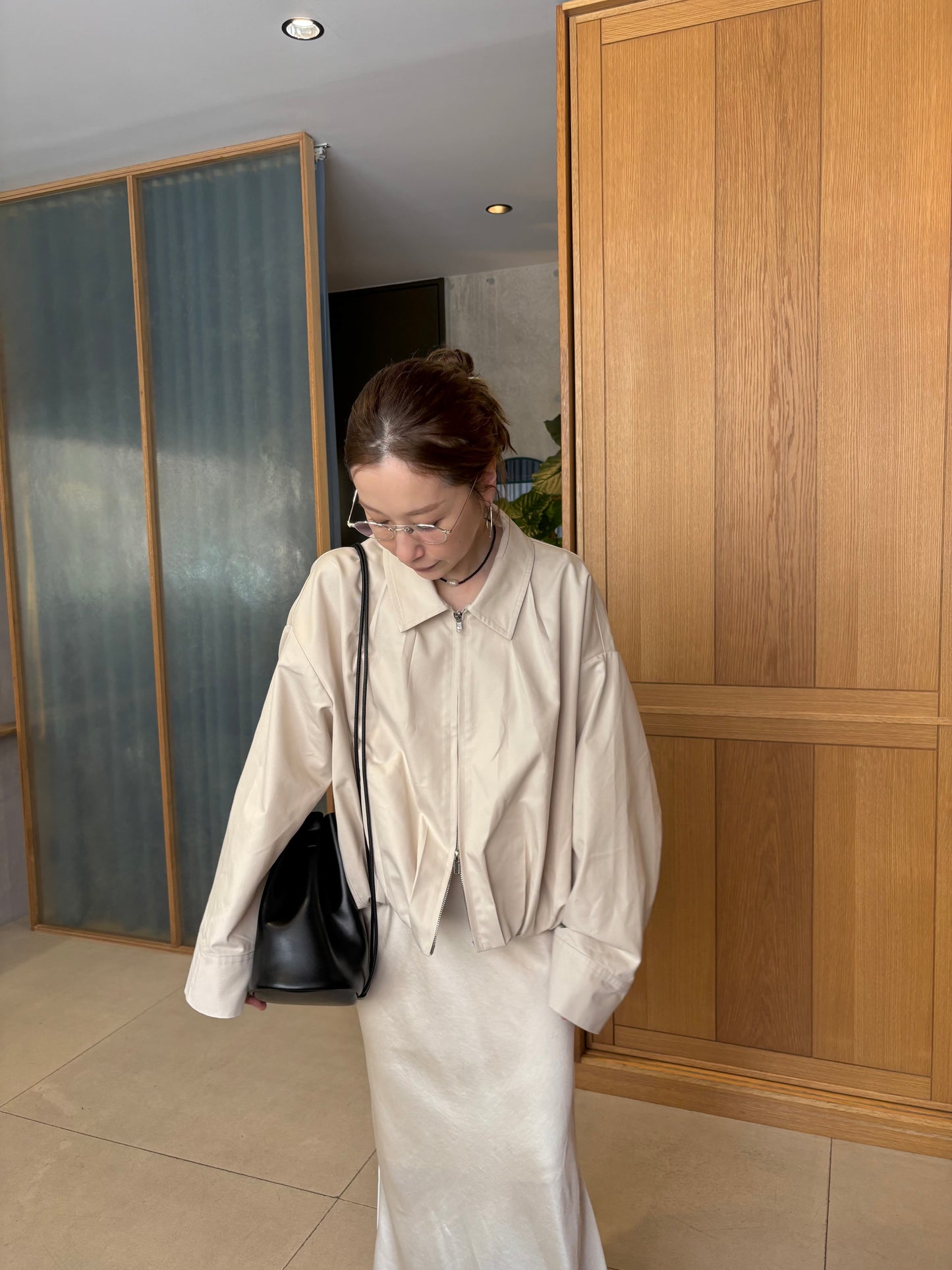 《pre order》 zipup balloon blouson