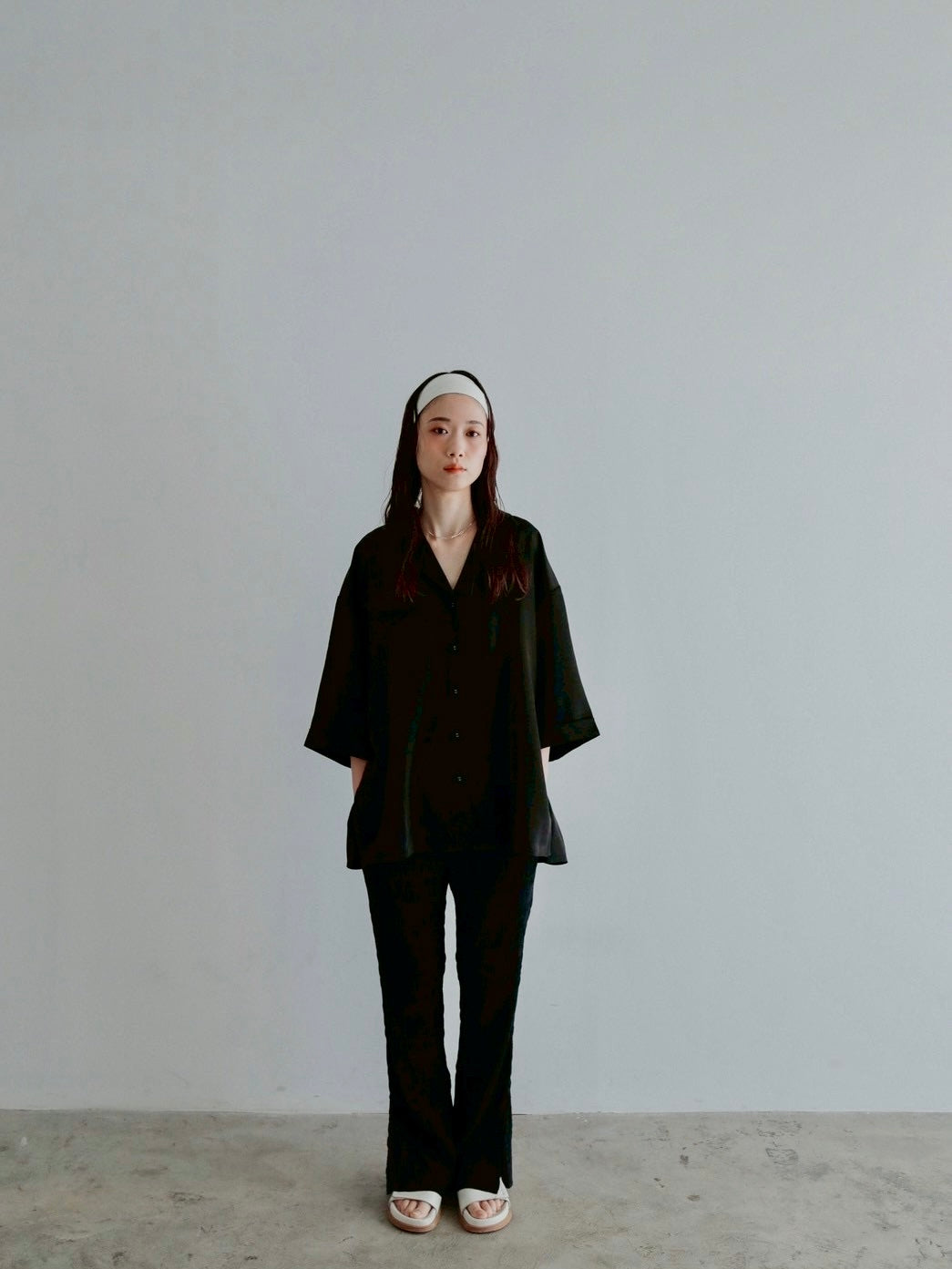 satin shirt jacket