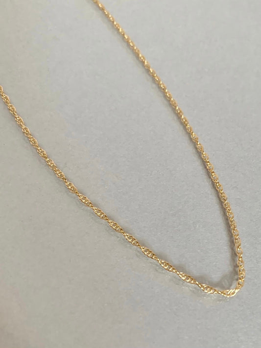 14kgf rope chain necklace