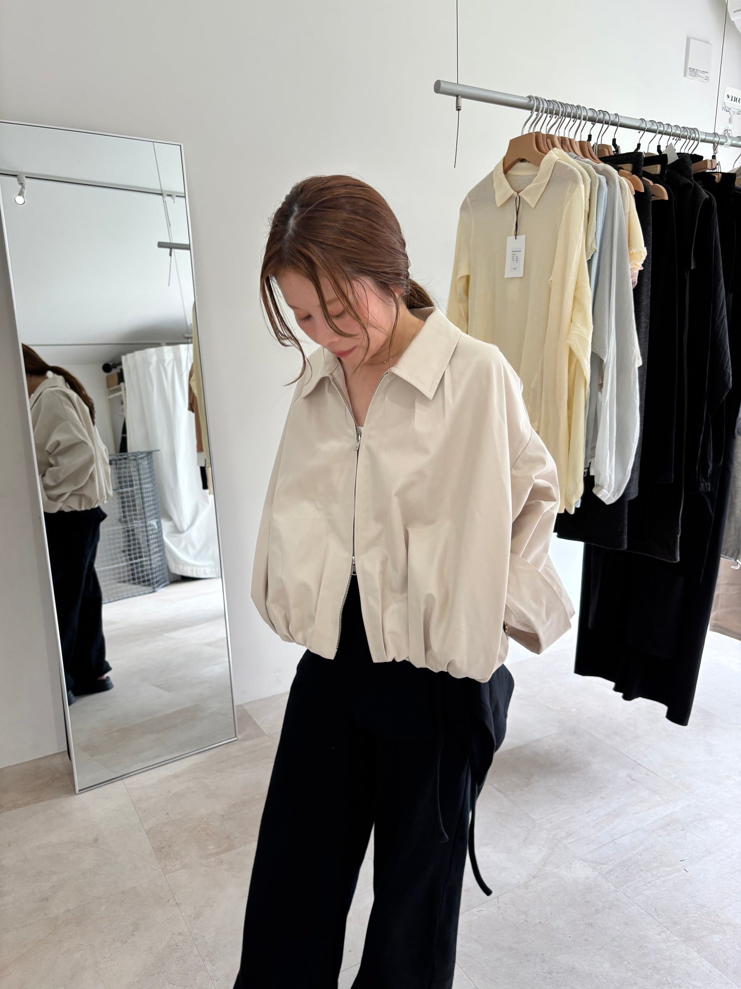 《pre order》 zipup balloon blouson