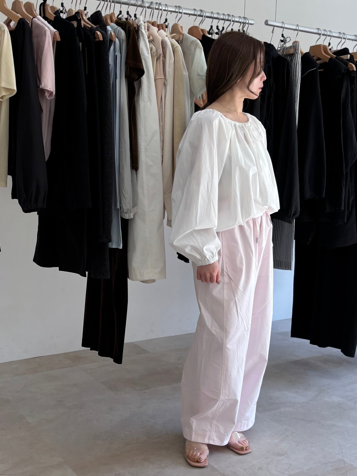 【3/6(fri) 21:00】 2way balloon blouse　